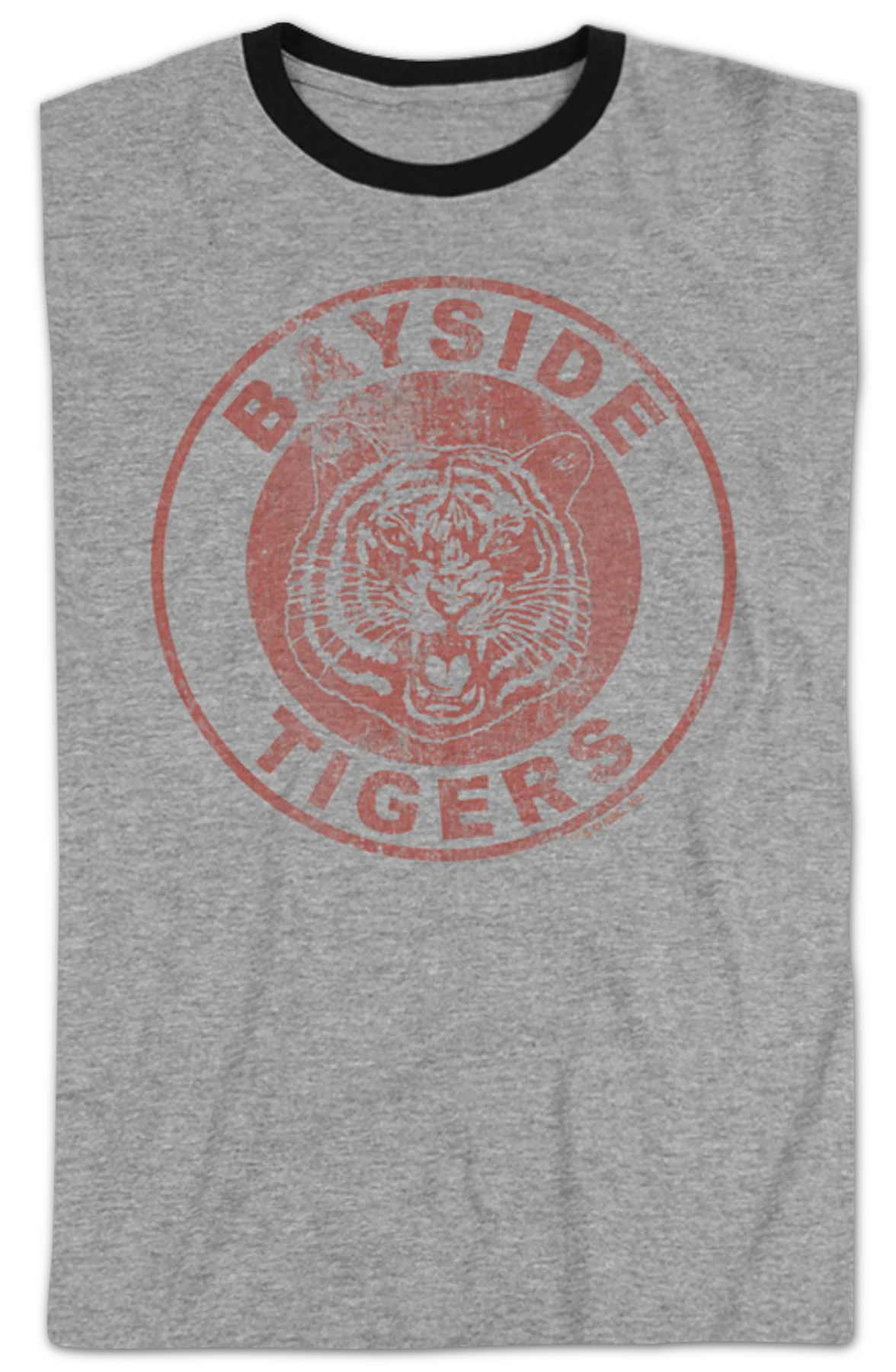 Bayside Tigers Saved By The Bell Ringer Shirt - Image 2
