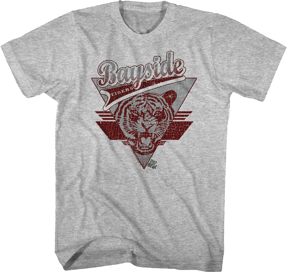 Bayside Tigers Triangle Logo Saved By The Bell T-Shirt
