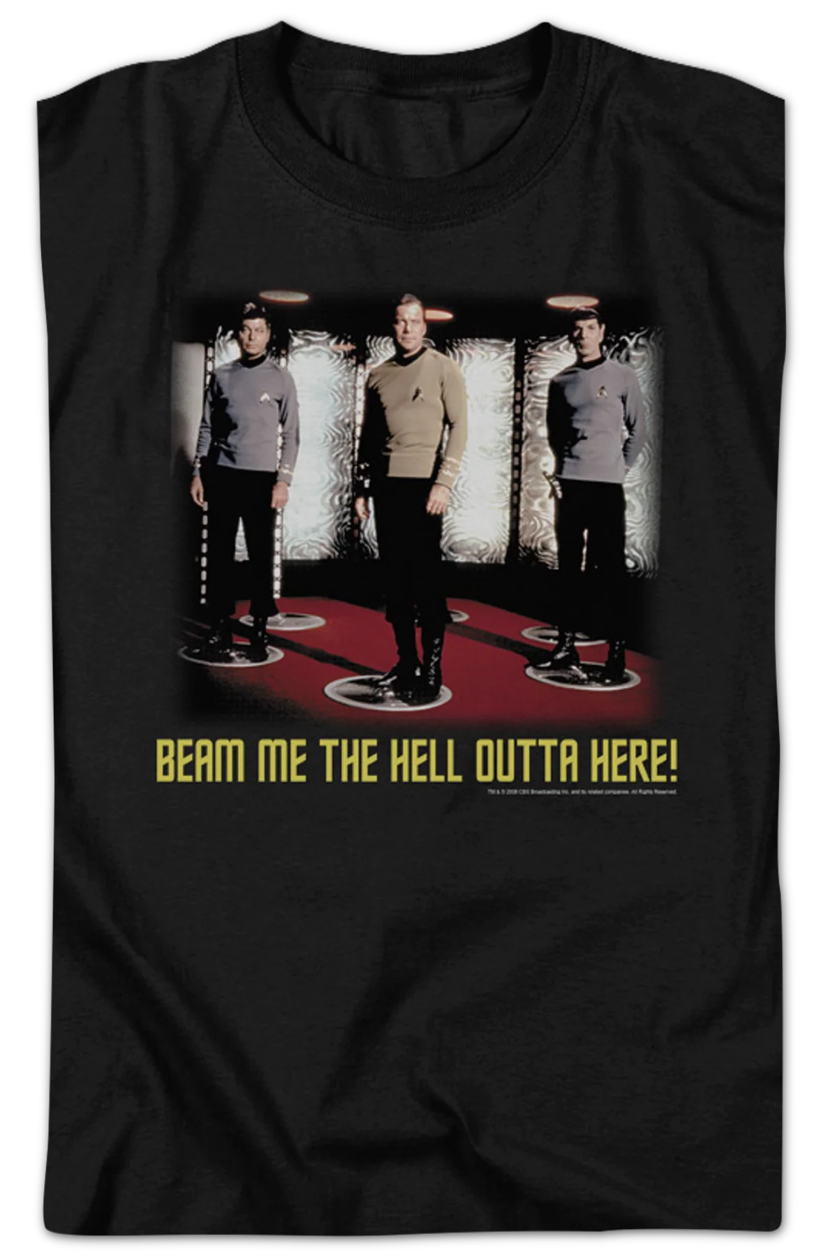 Beam Me The Hell Outta Here Star Trek T-Shirt - Image 2