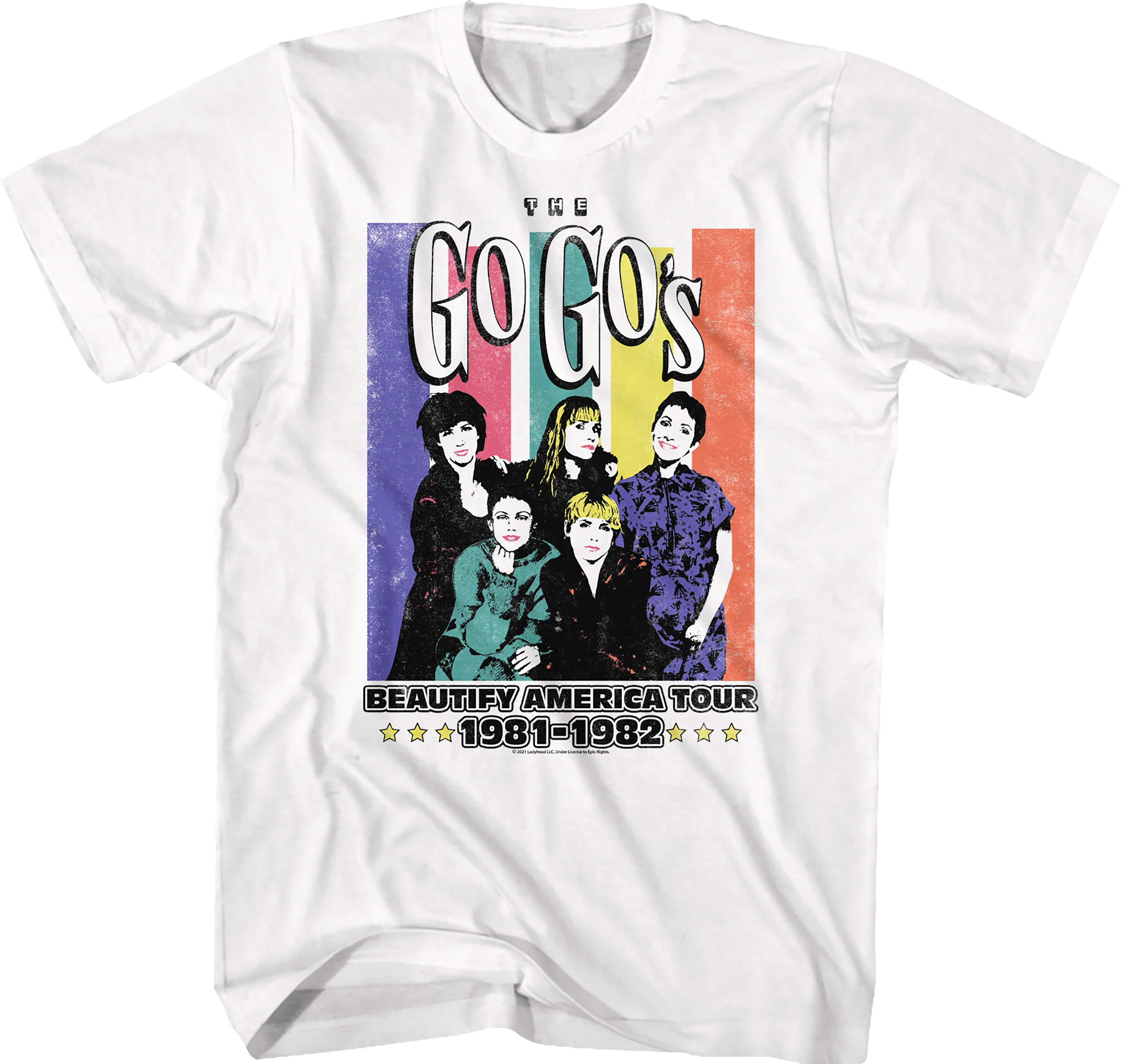 Beautify America Tour Go-Go's T-Shirt