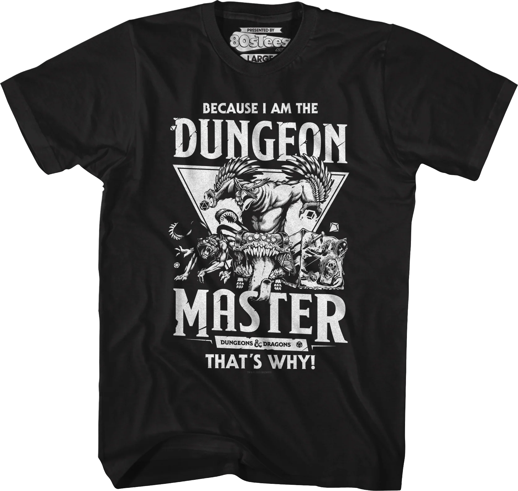 Because I Am The Dungeon Master That's Why Dungeons & Dragons T-Shirt