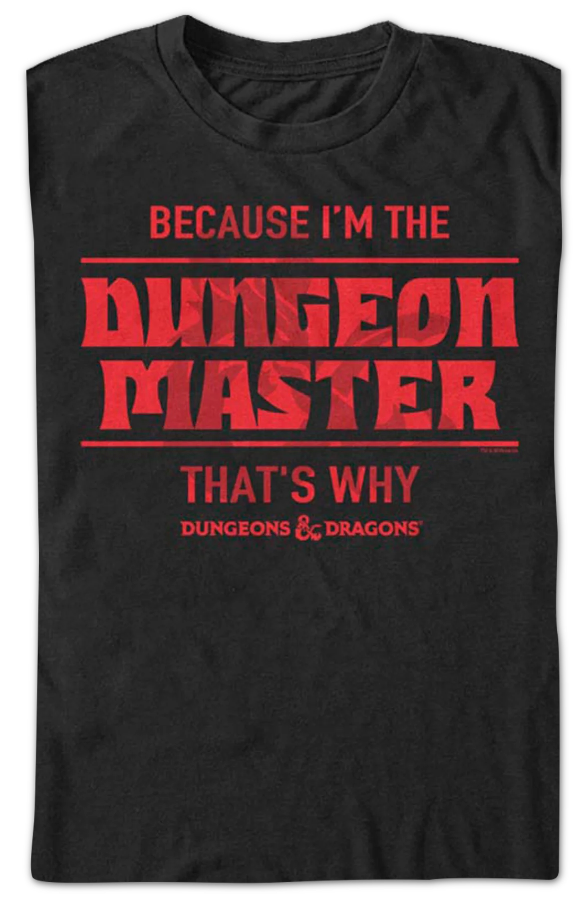 Because I'm The Dungeon Master Dungeons & Dragons T-Shirt - Image 2