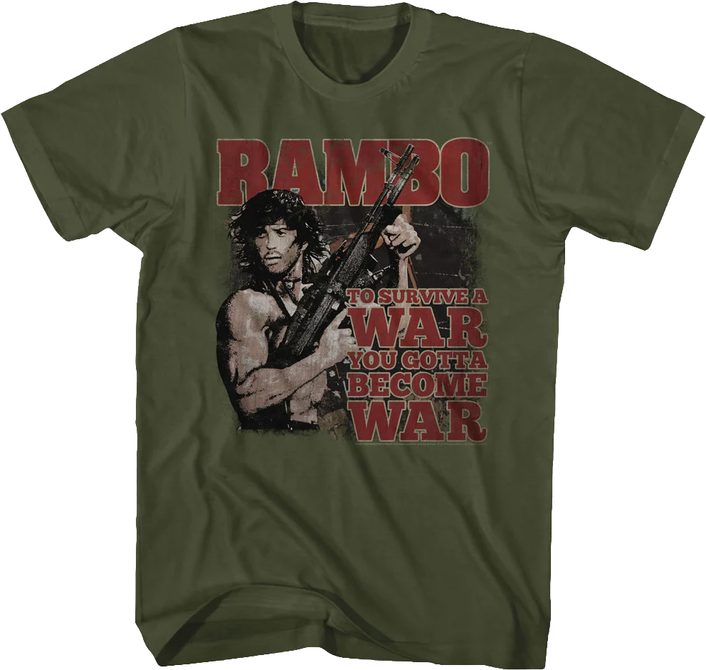 Become War Rambo T-Shirt