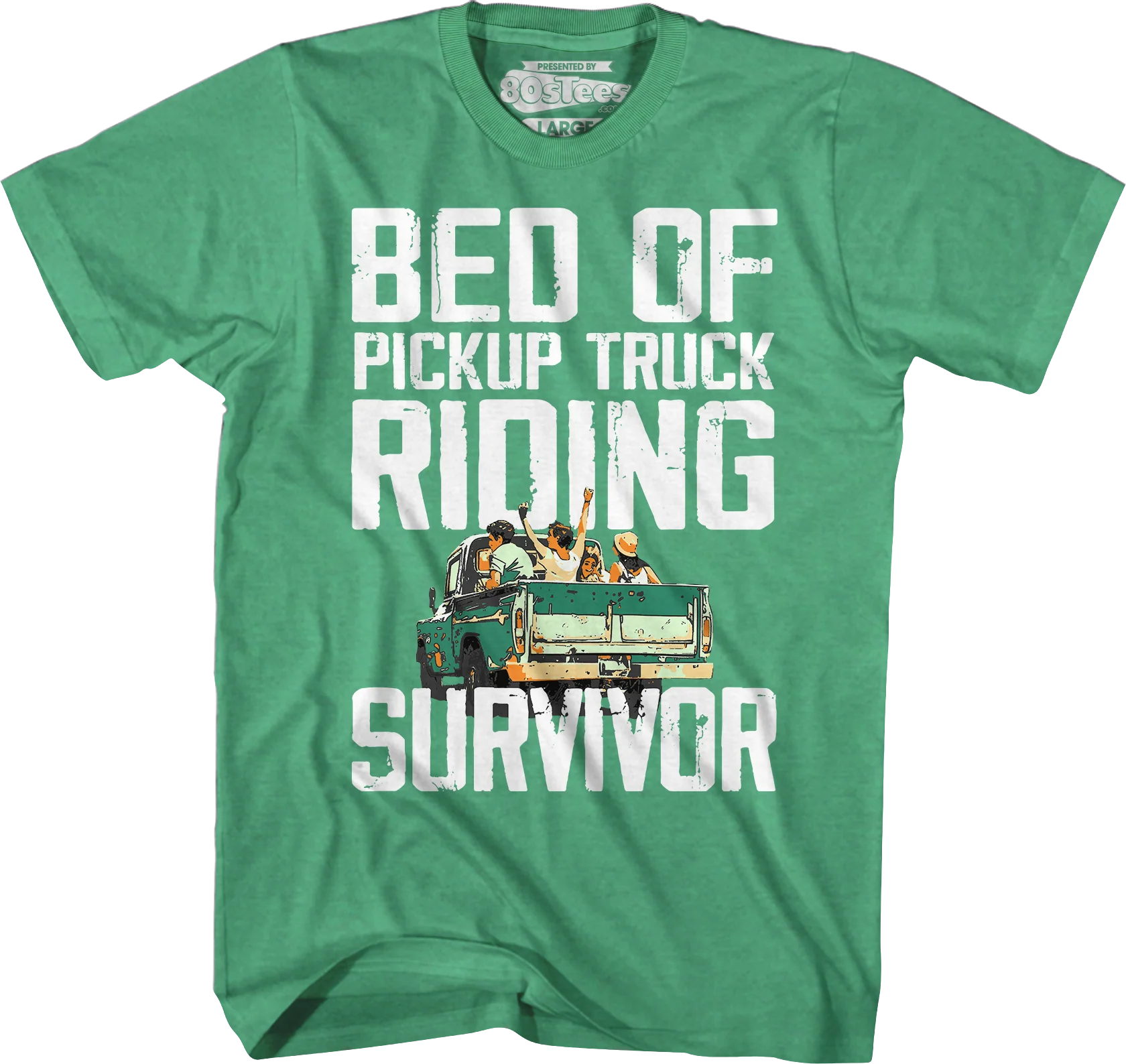 Bed Of Pickup Truck Riding Survivor T-Shirt - Image 7