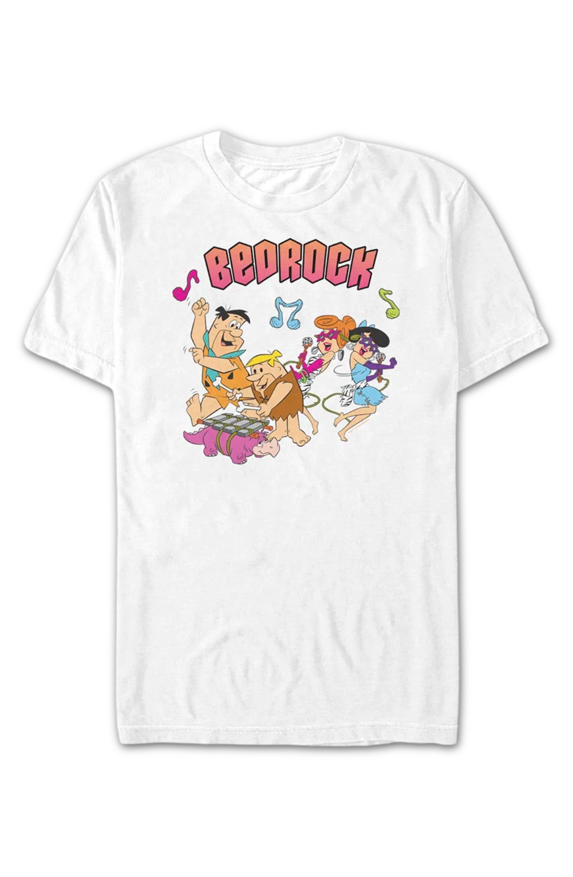 Bedrock N Roll Flintstones T-Shirt - Image 2