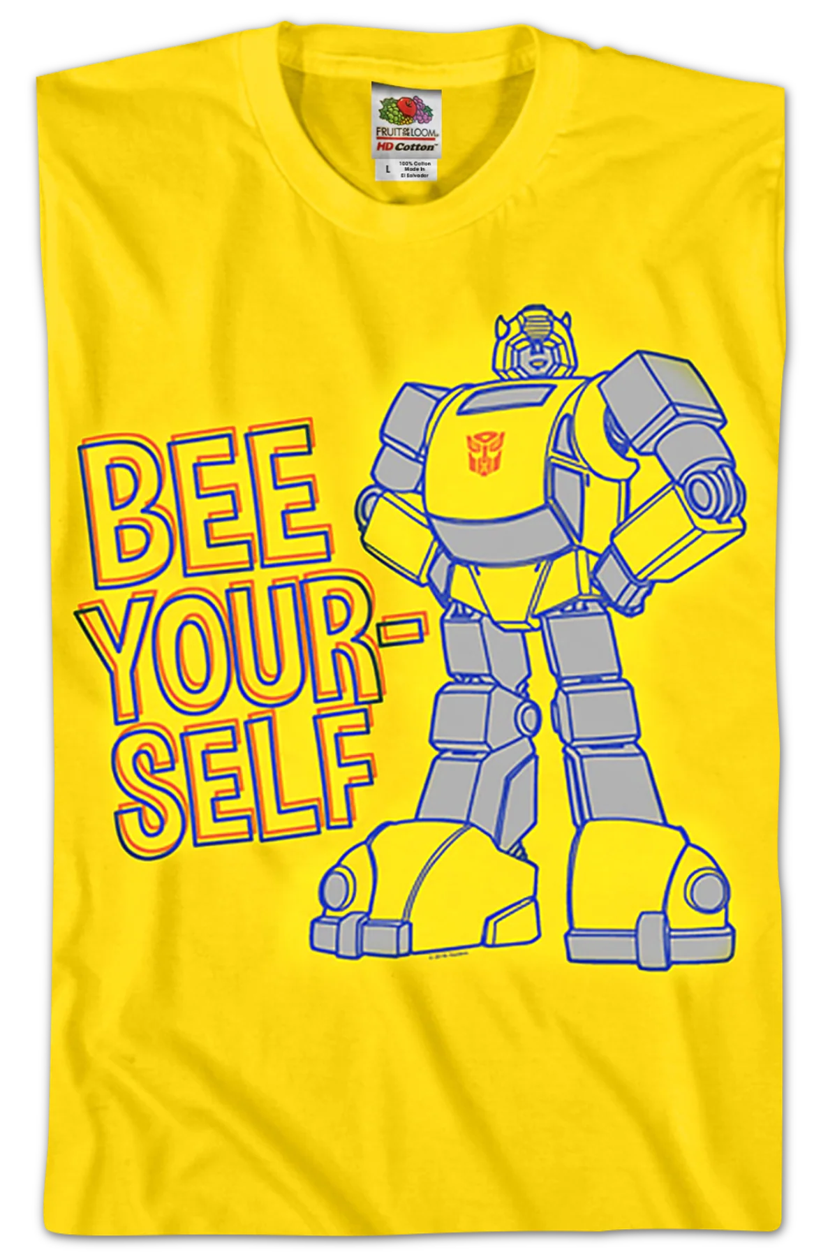 Bee Yourself Bumblebee Transformers T-Shirt - Image 2