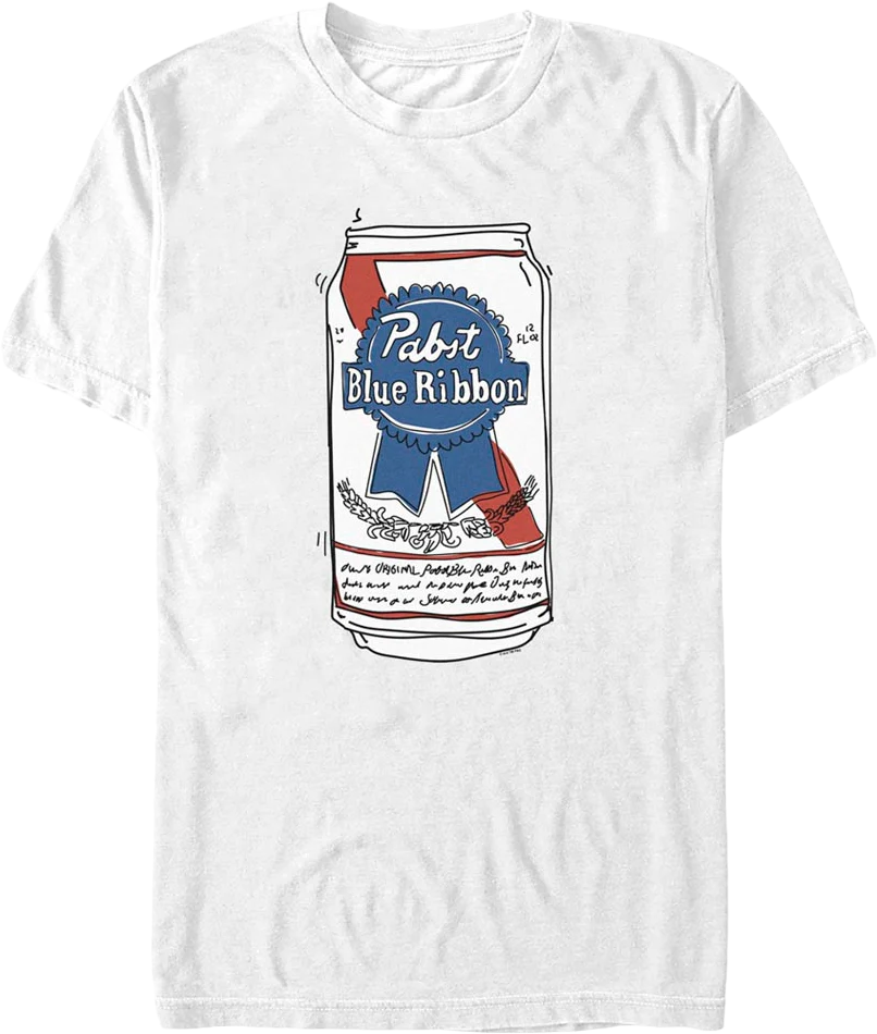 Beer Can Pabst Blue Ribbon T-Shirt