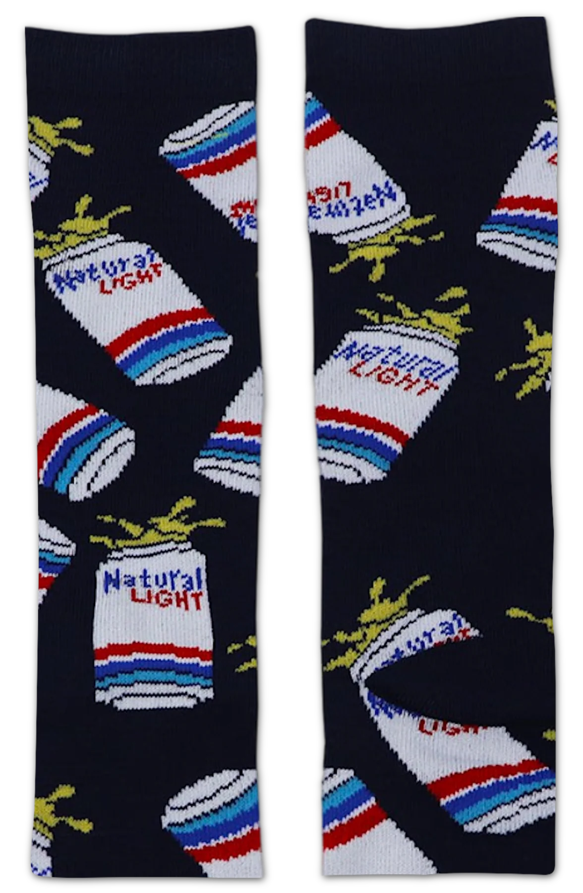 Beer Cans Natural Light Socks - Image 2