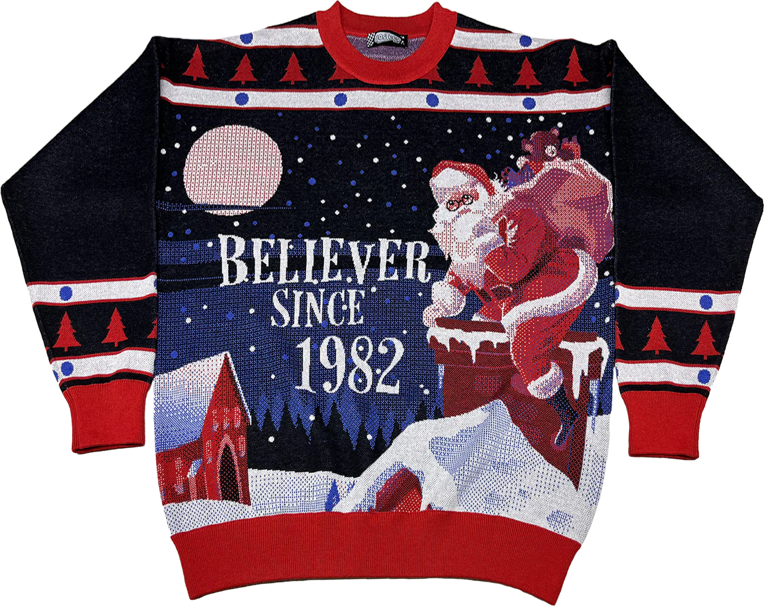 Believer Since 1982 Knitted Christmas Sweater