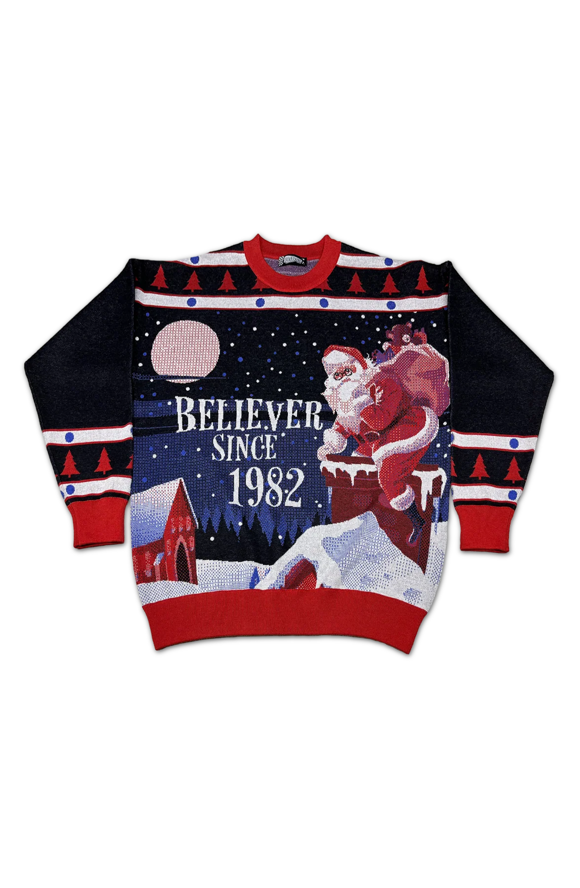 Believer Since 1982 Knitted Christmas Sweater - Image 2