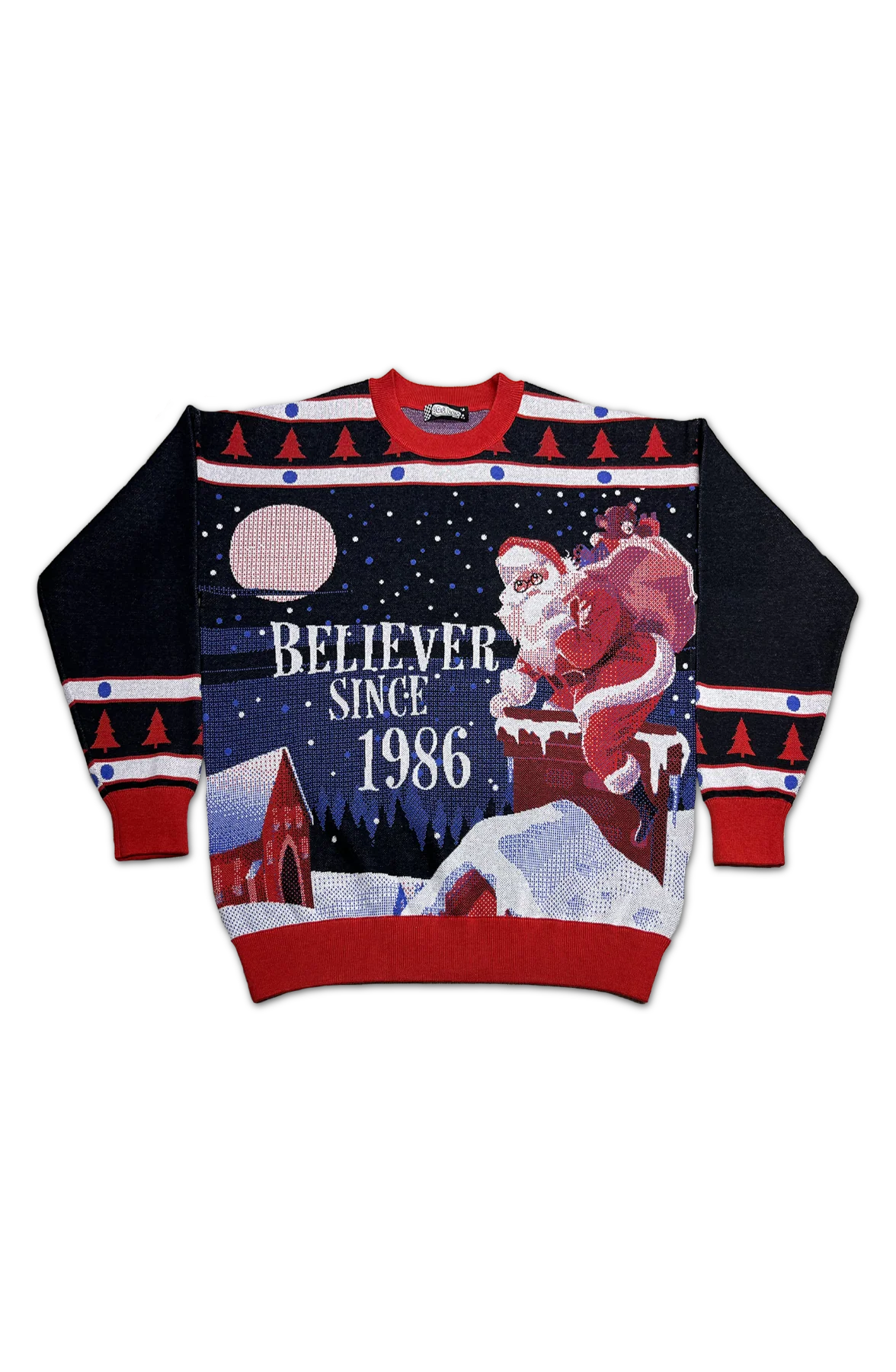 Believer Since 1986 Knitted Christmas Sweater - Image 2