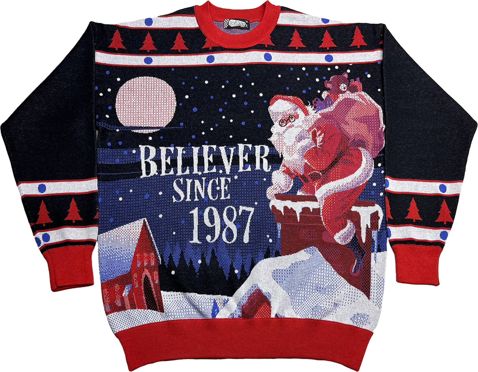 Believer Since 1987 Knitted Christmas Sweater