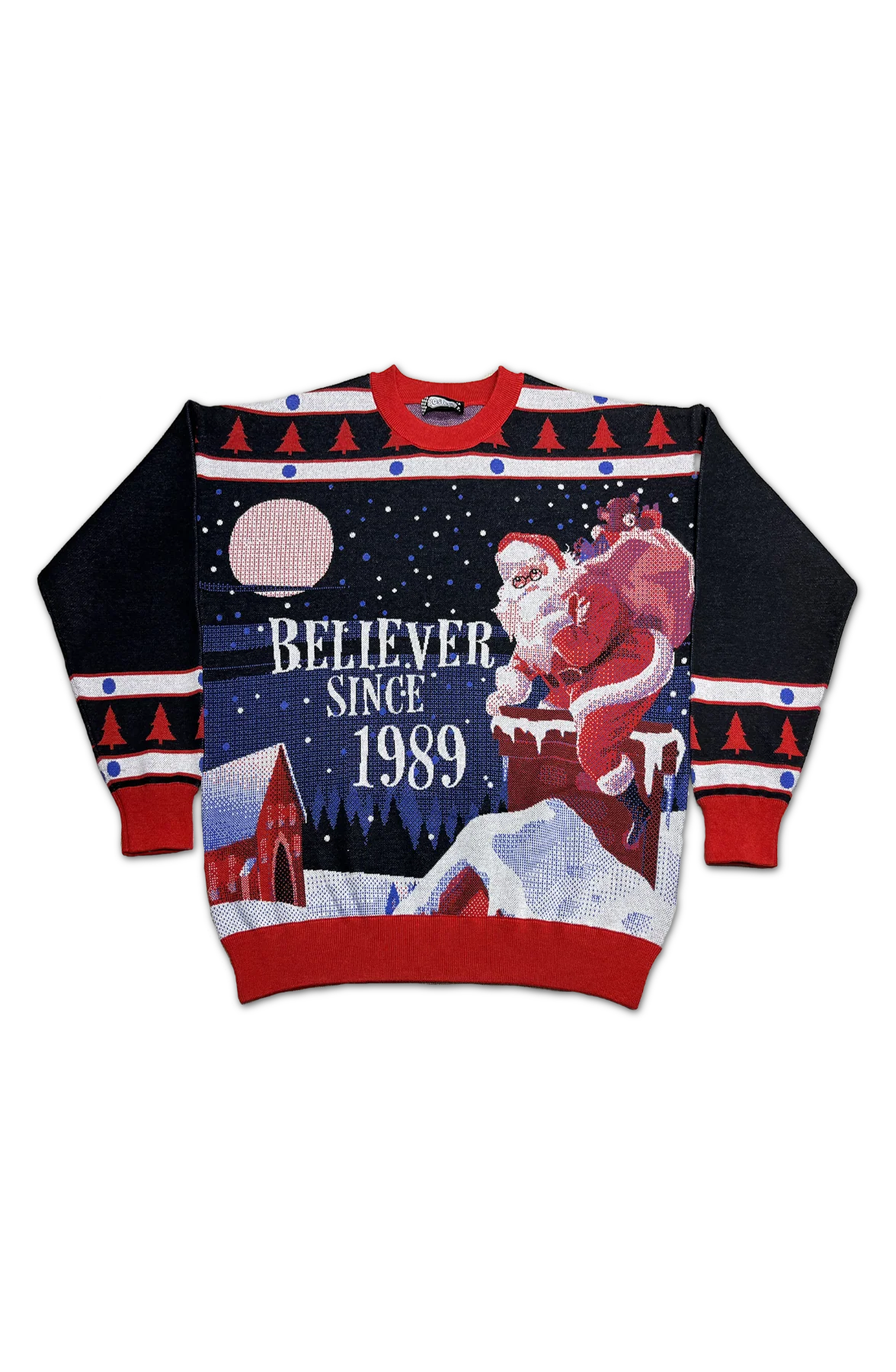 Believer Since 1989 Knitted Christmas Sweater - Image 2