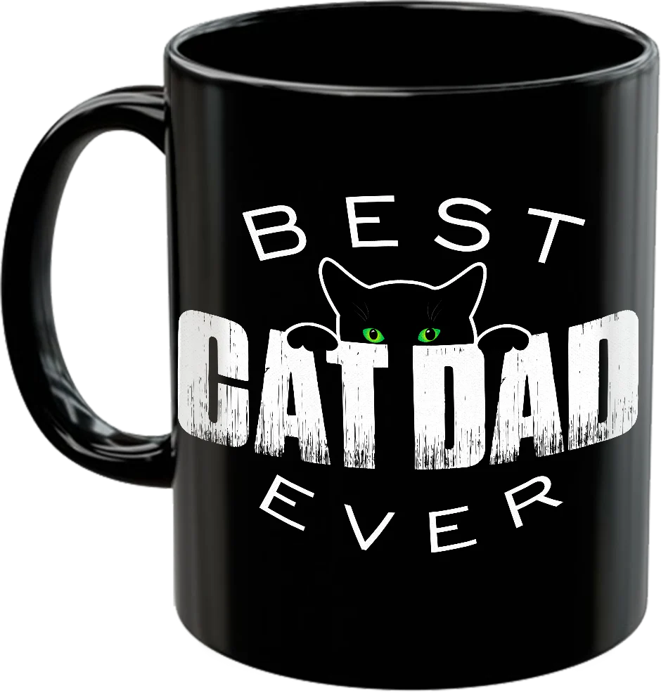 Best Cat Dad Ever Coffee Mug