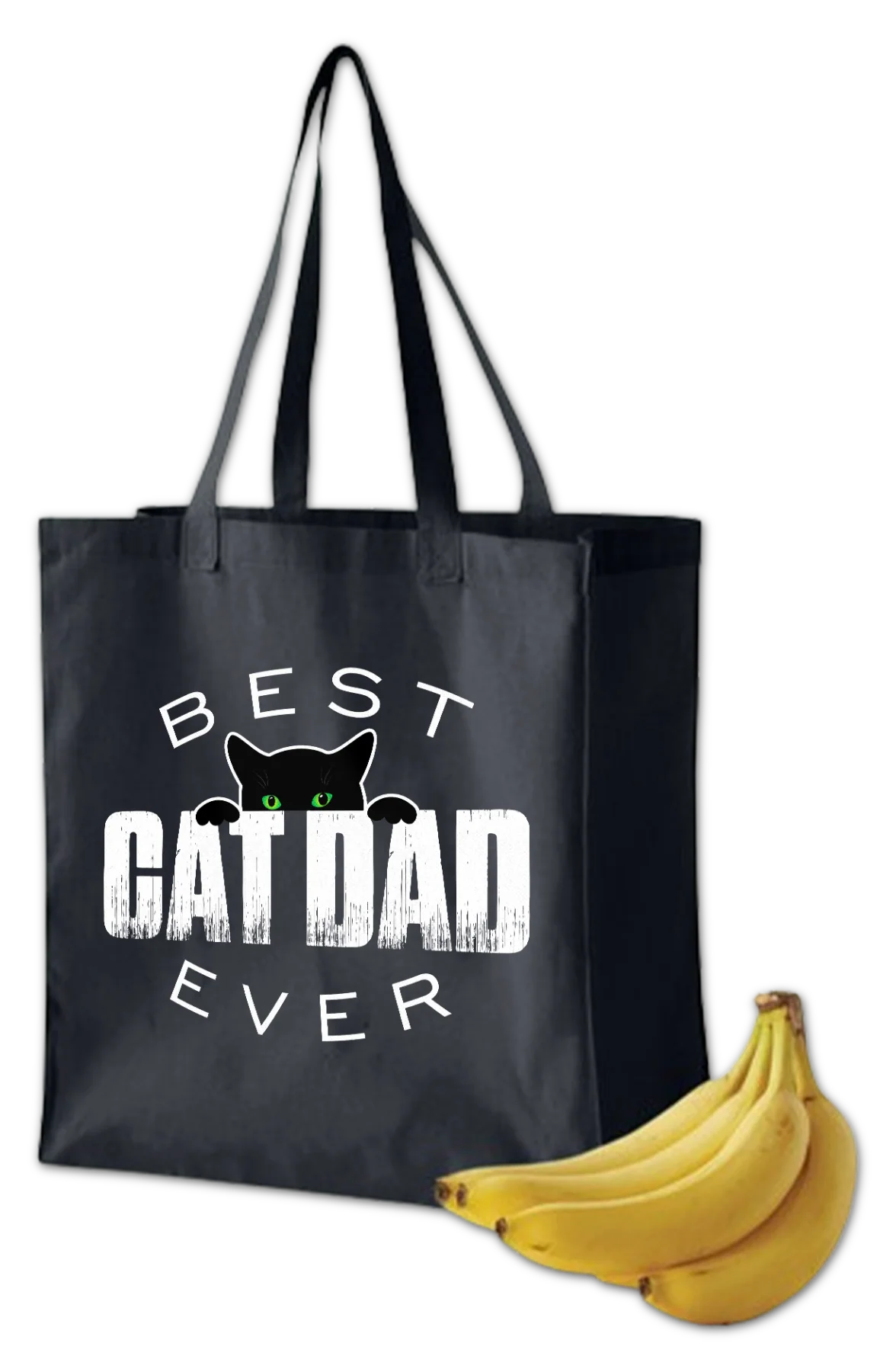 Best Cat Dad Ever Tote Bag - Image 2