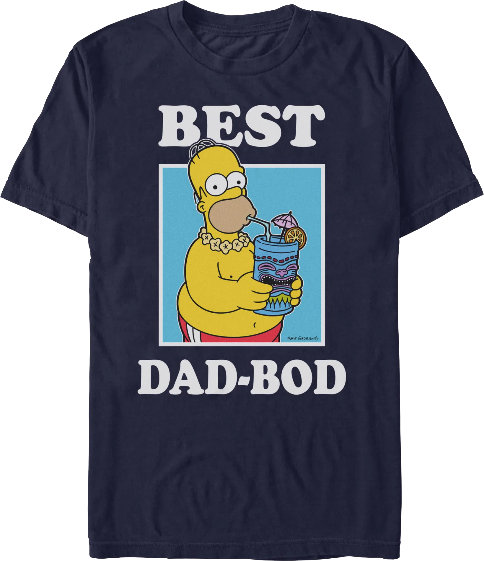 Best Dad Bod Simpsons T-Shirt