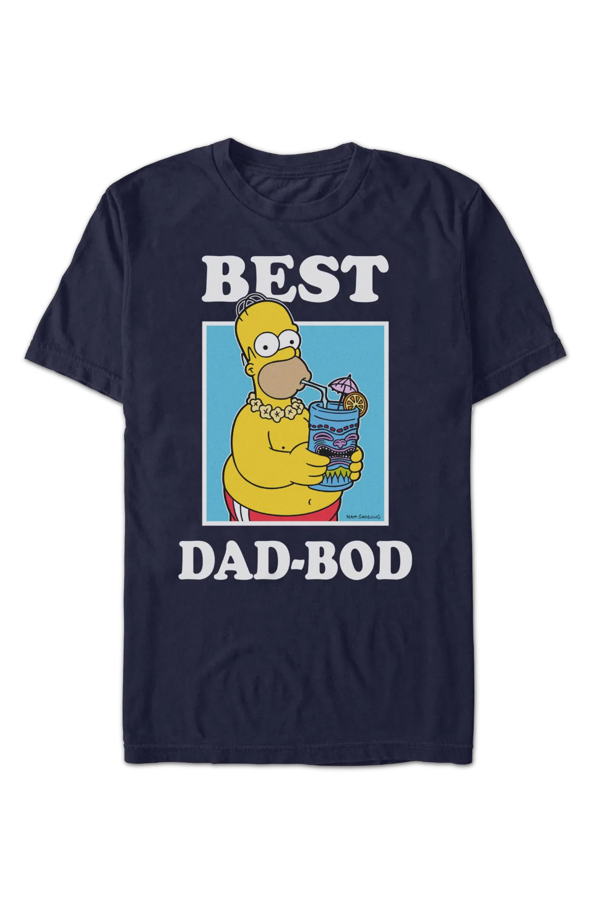 Best Dad Bod Simpsons T-Shirt - Image 2