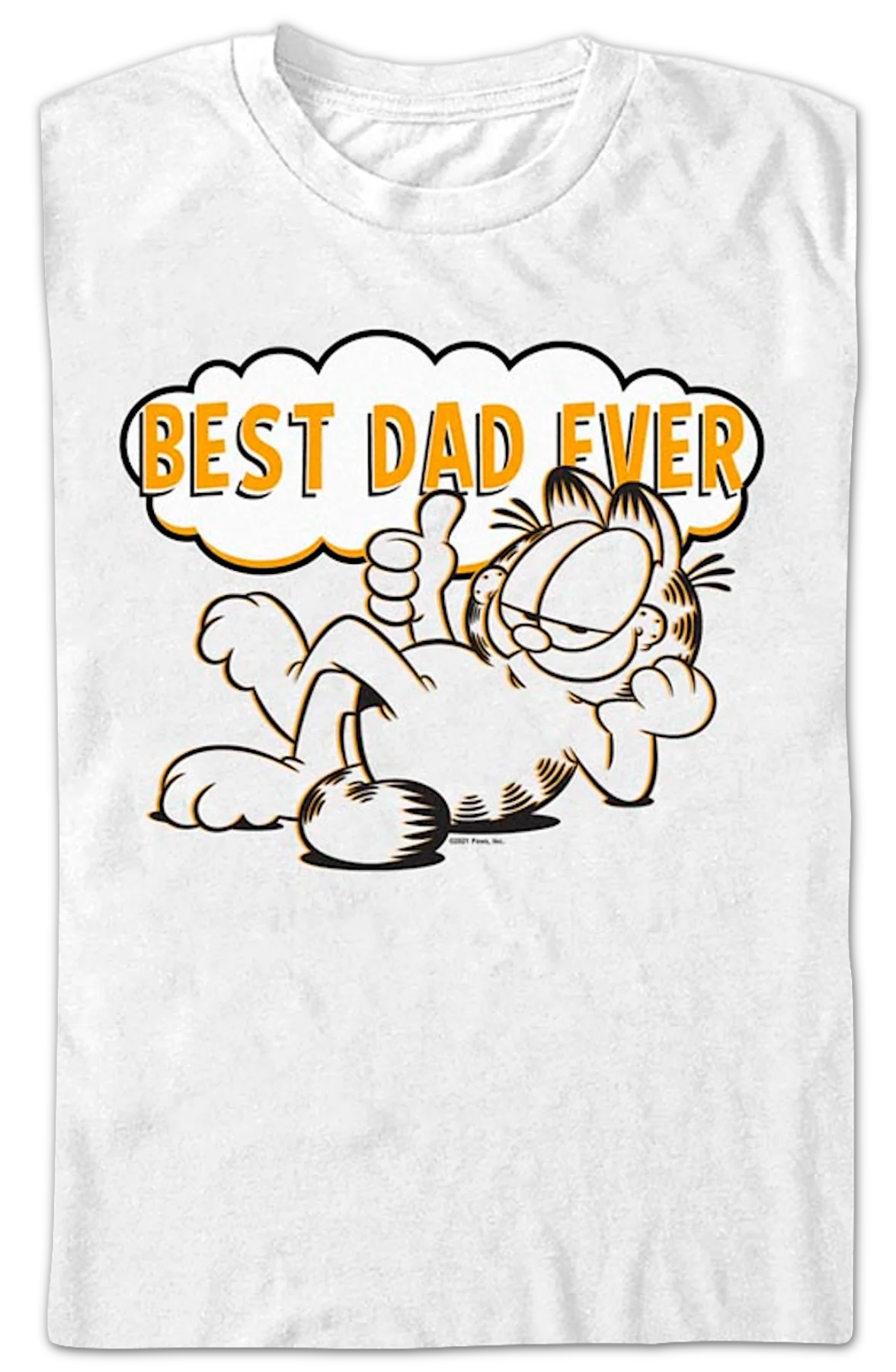 Best Dad Ever Garfield T-Shirt - Image 2