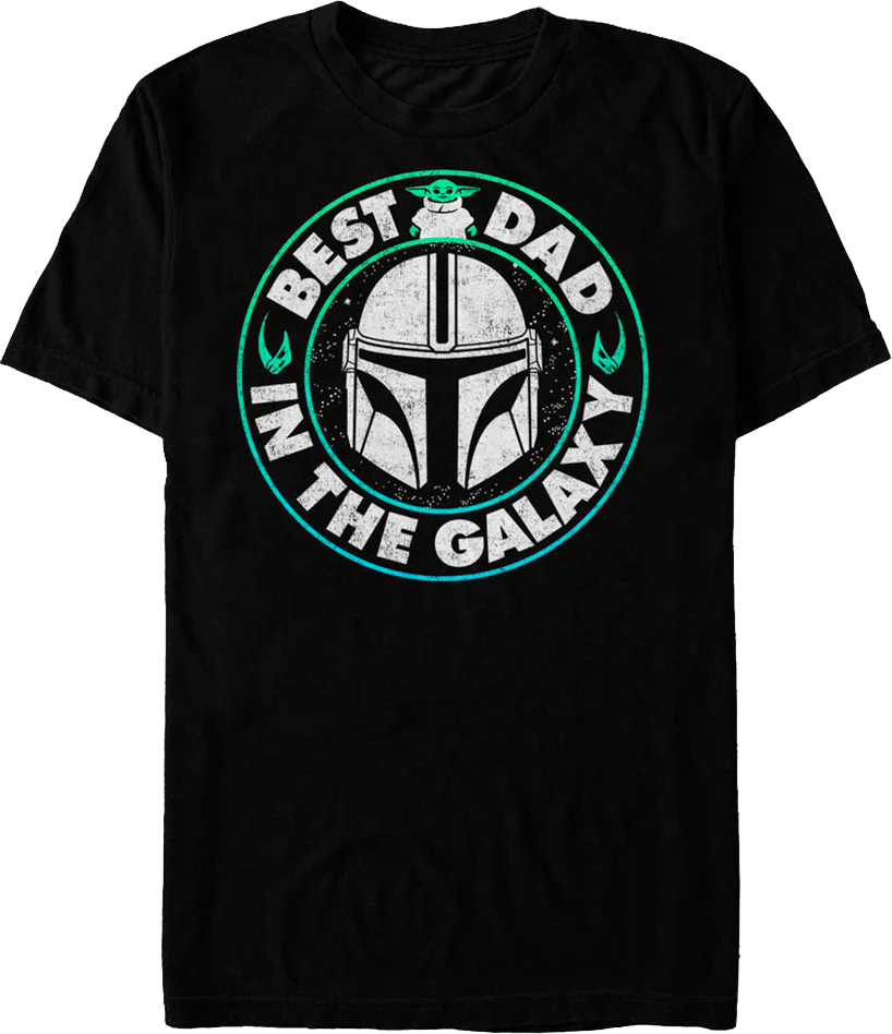 Best Dad In The Galaxy The Mandalorian Star Wars T-Shirt