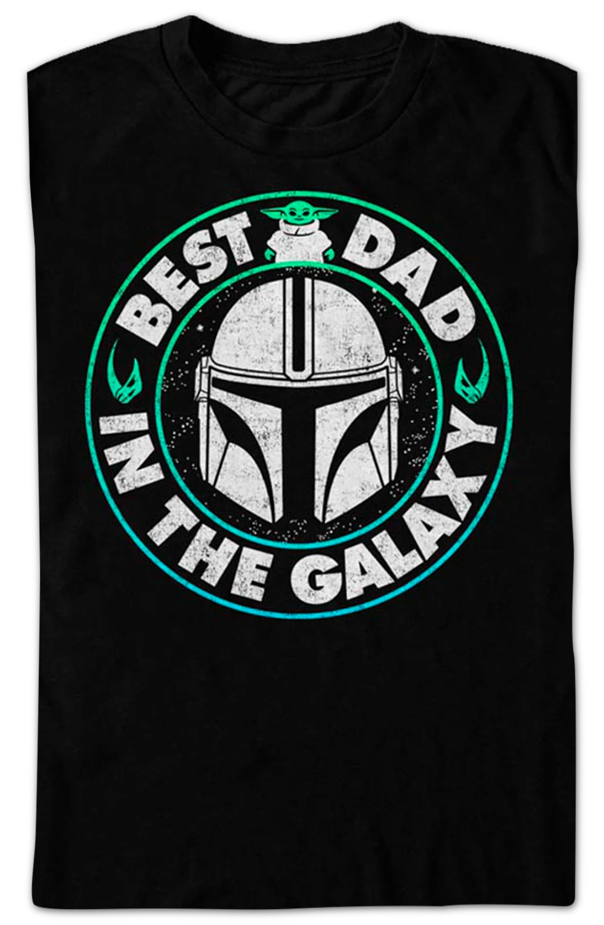 Best Dad In The Galaxy The Mandalorian Star Wars T-Shirt - Image 2