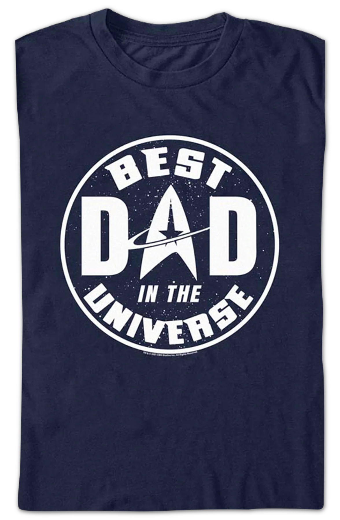 Best Dad In The Universe Star Trek T-Shirt - Image 2