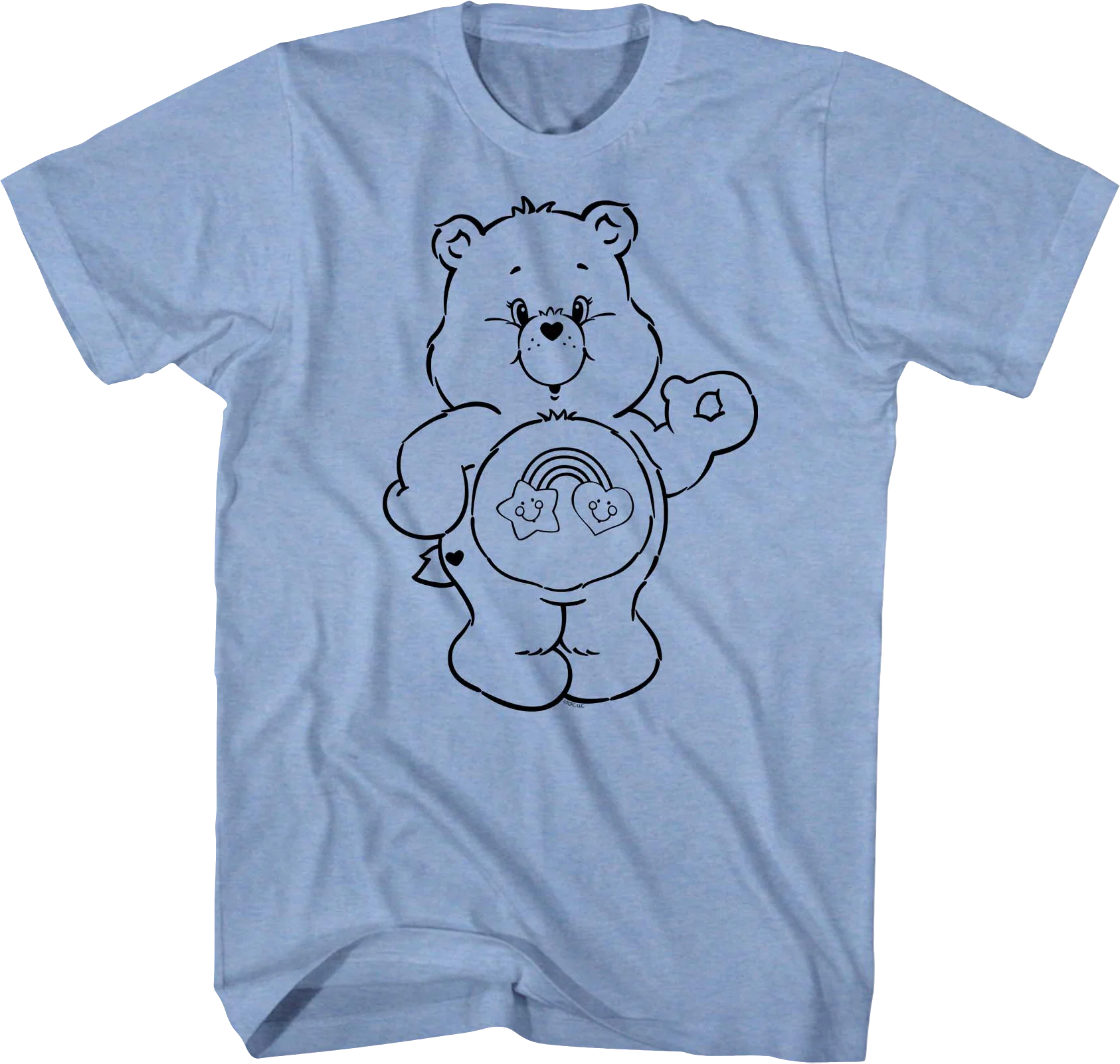 Best Friend Bear Outline Care Bears T-Shirt