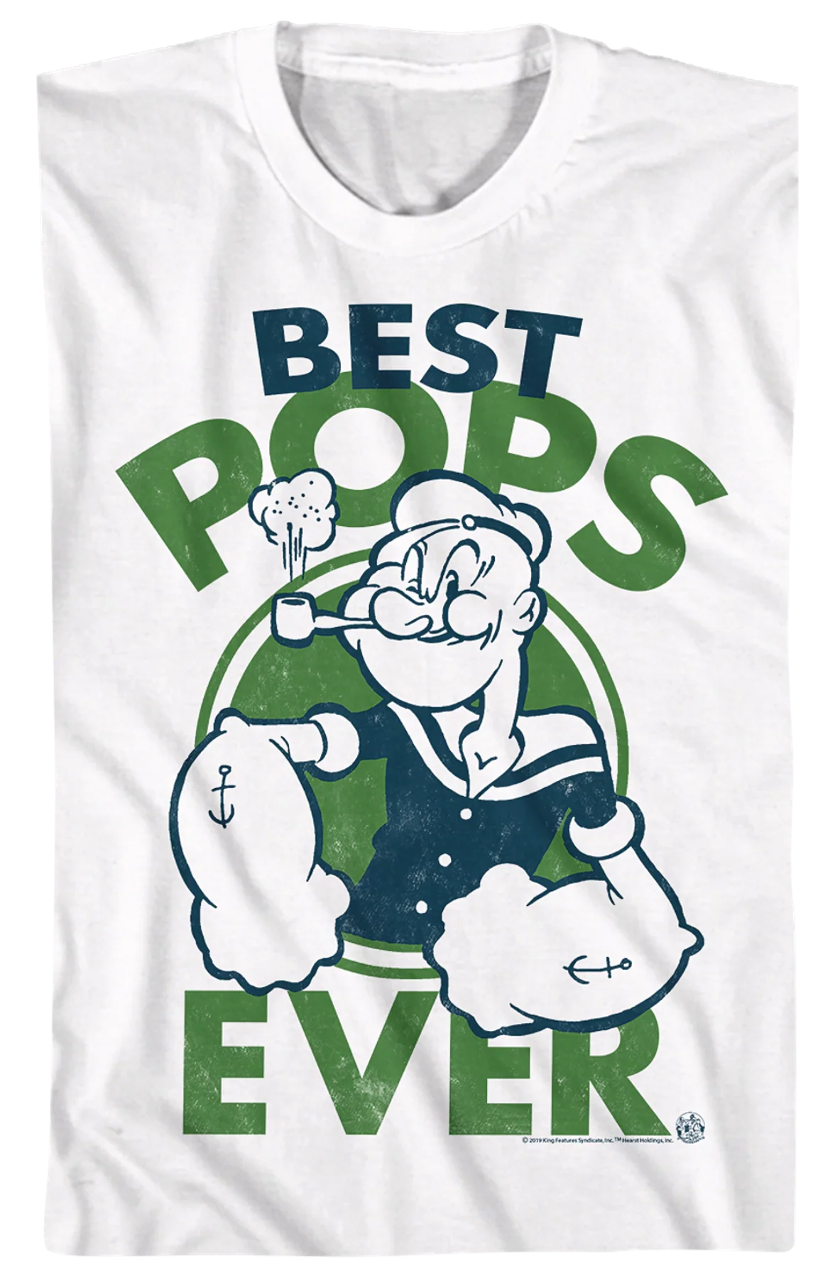 Best Pops Ever Popeye T-Shirt - Image 2