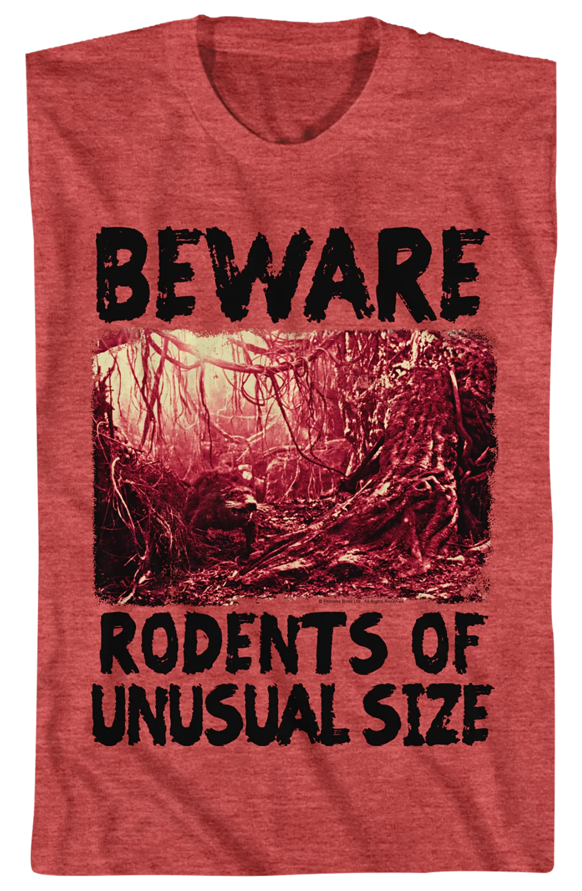 Beware Rodents Of Unusual Size Princess Bride T-Shirt - Image 2
