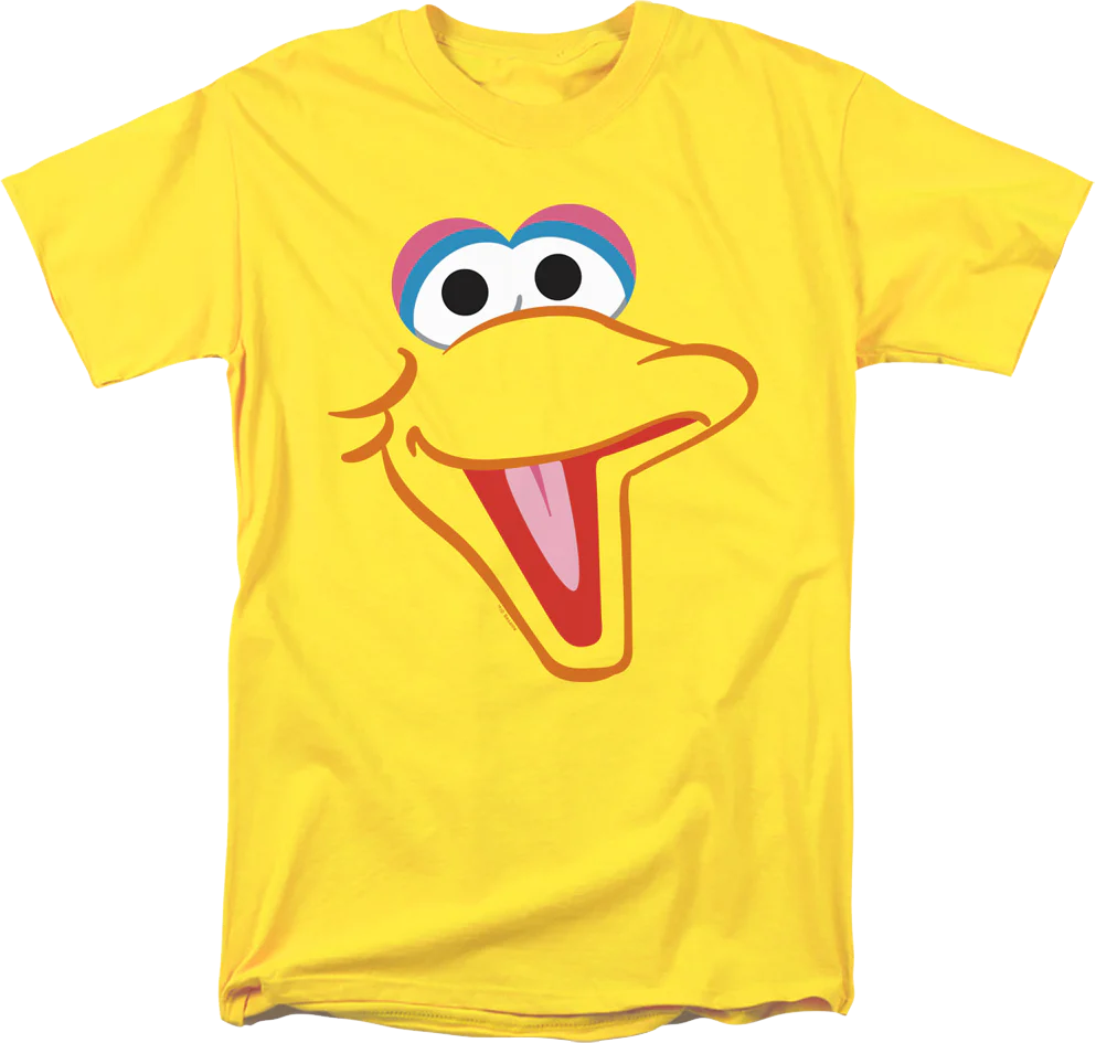 Big Bird Face Sesame Street T-Shirt