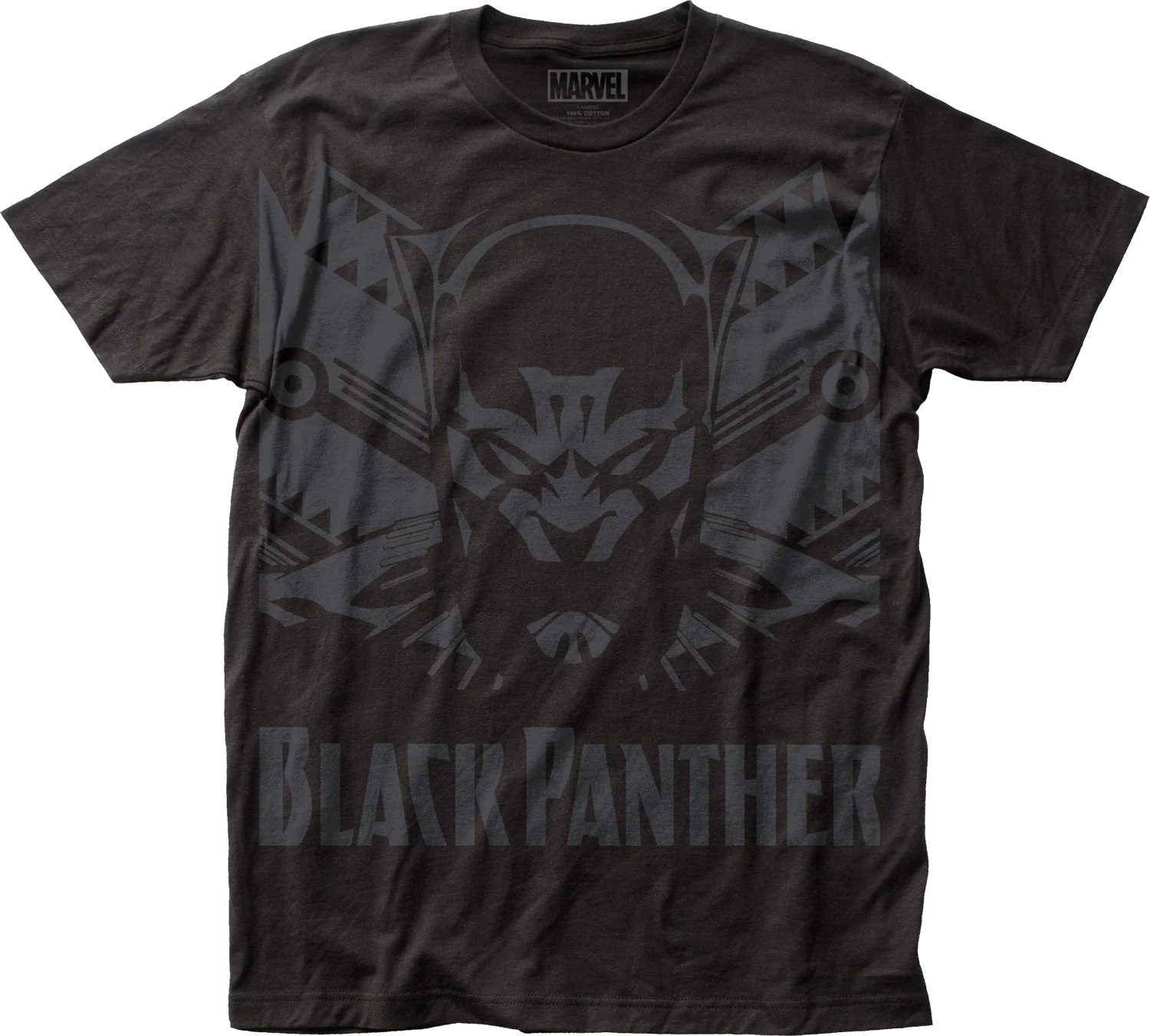 Big Face Black Panther T-Shirt