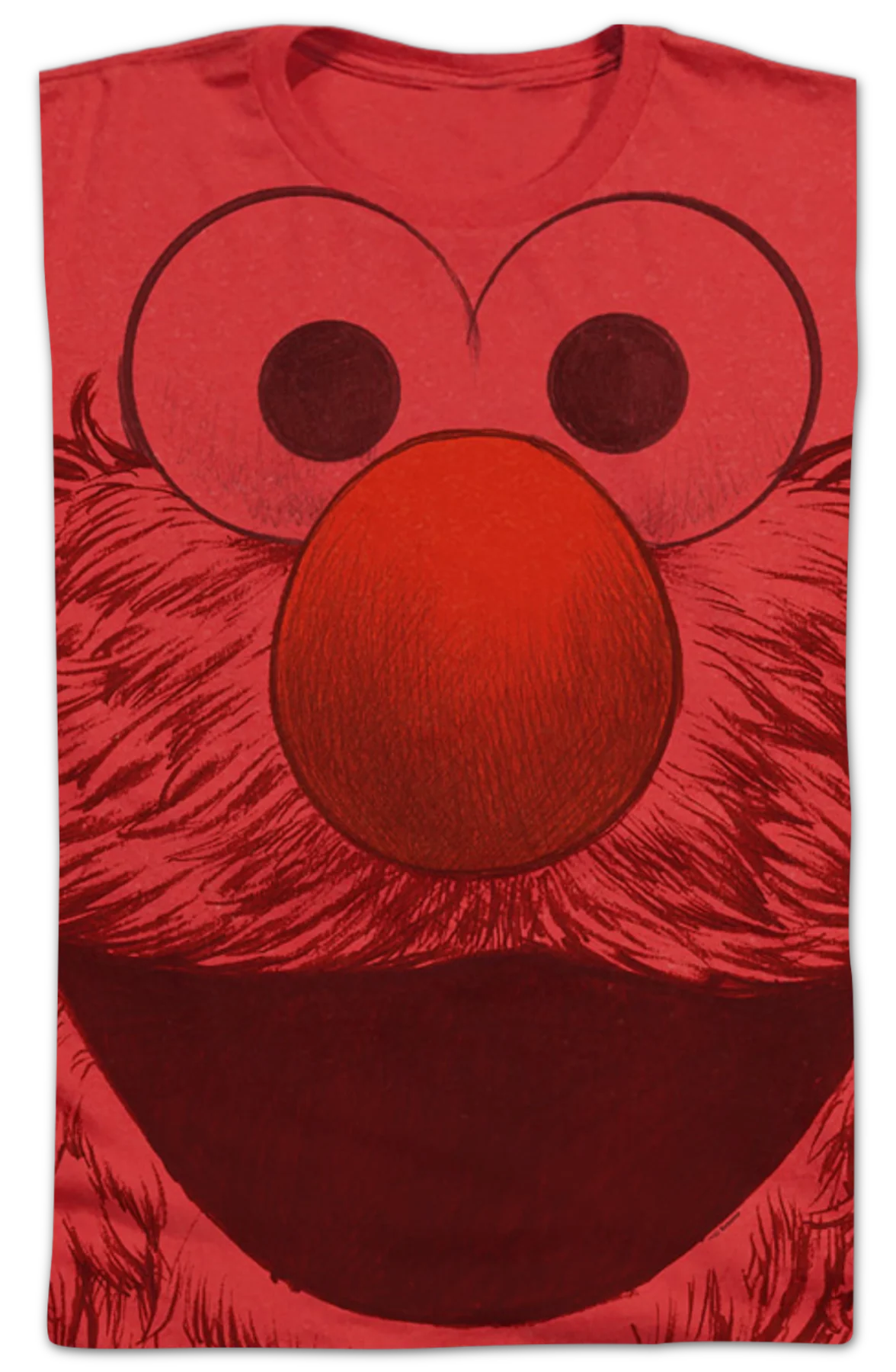 Big Print Elmo Sesame Street T-Shirt - Image 2
