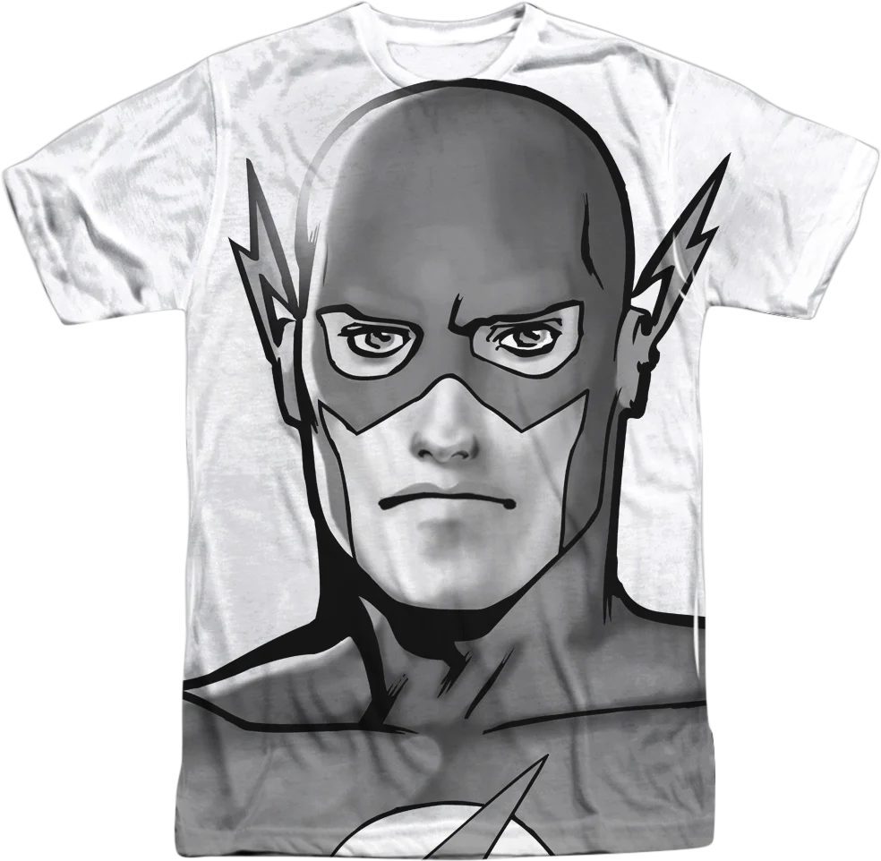 Big Print Flash DC Comics T-Shirt