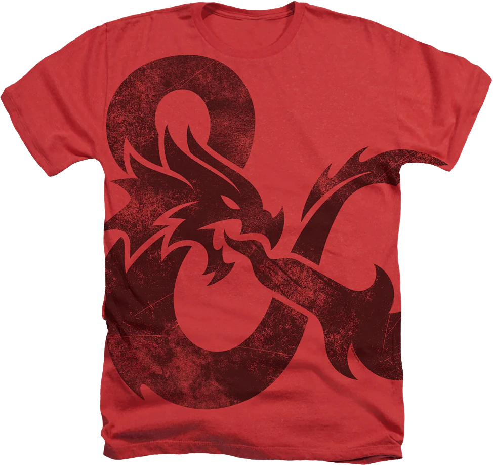 Big Print Logo Dungeons & Dragons T-Shirt