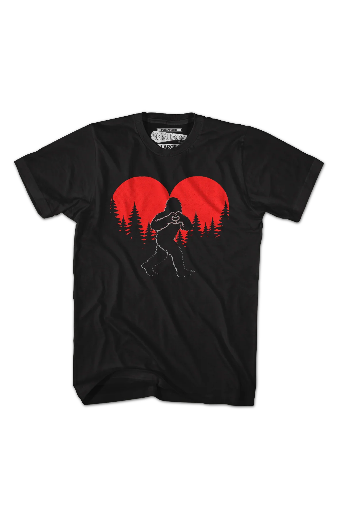 Bigfoot Heart Sun T-Shirt - Image 2