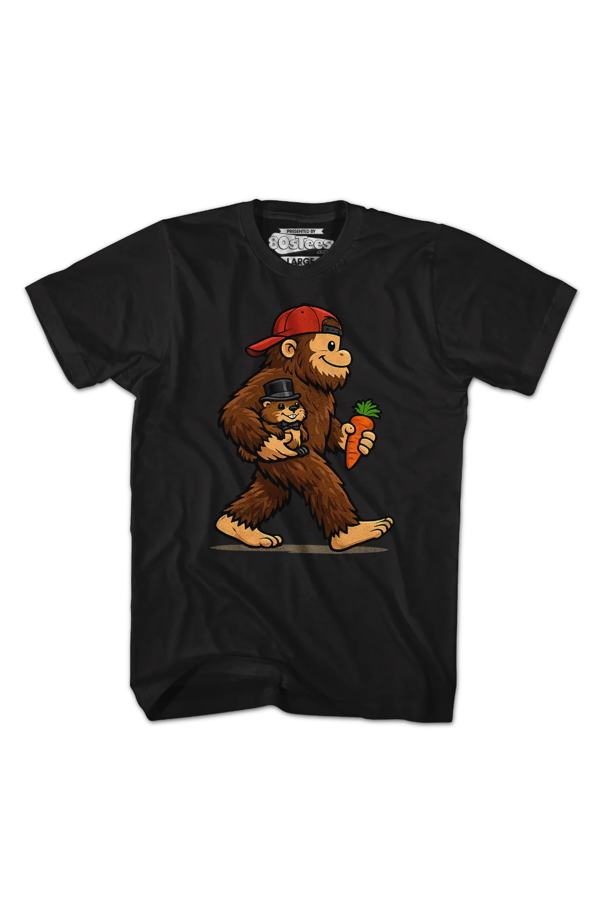 Bigfoot & Phil Groundhog Day T-Shirt - Image 2