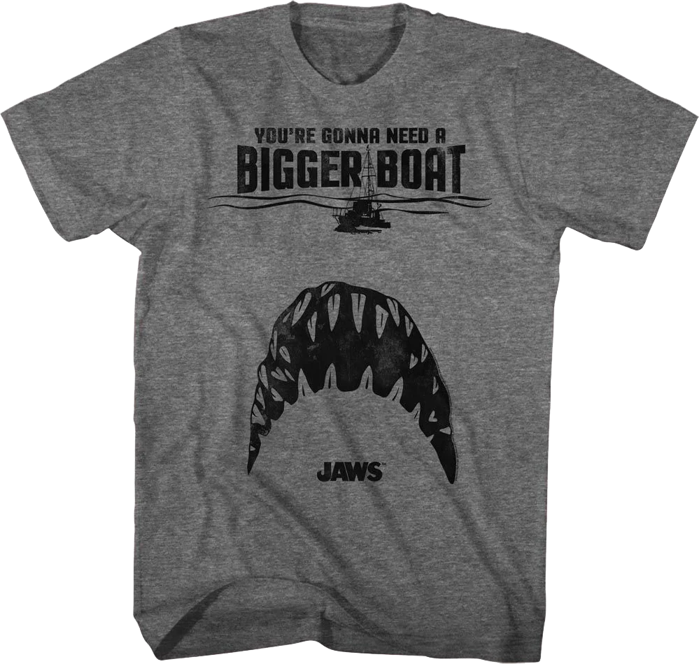 Bigger Boat Teeth Jaws T-Shirt