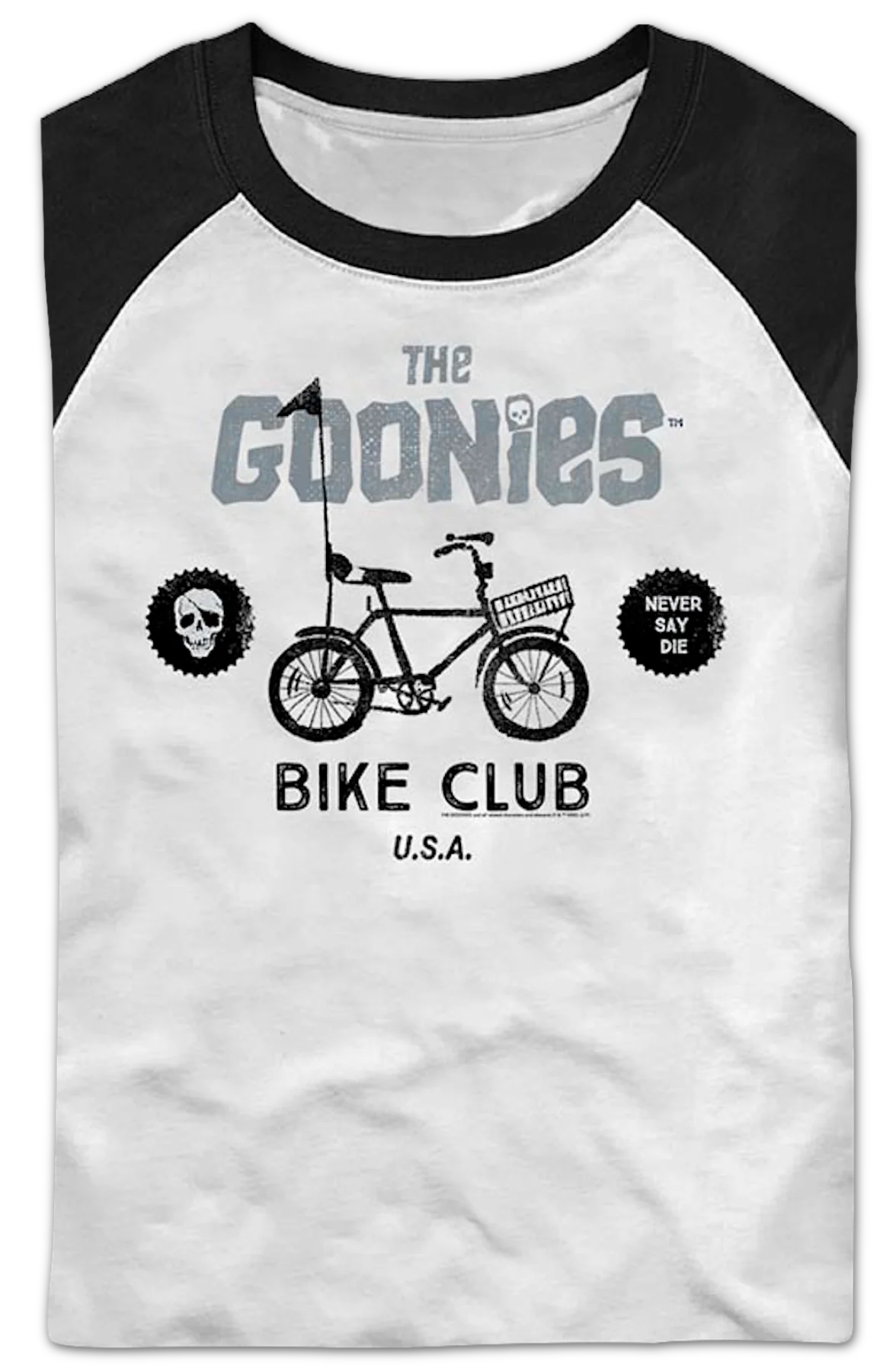 Bike Club Goonies Raglan Baseball Shirt - Image 2
