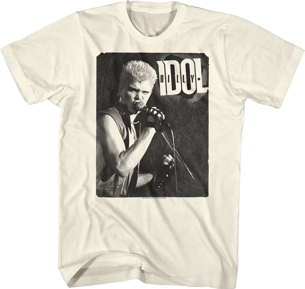 Billy Idol Portrait T-Shirt