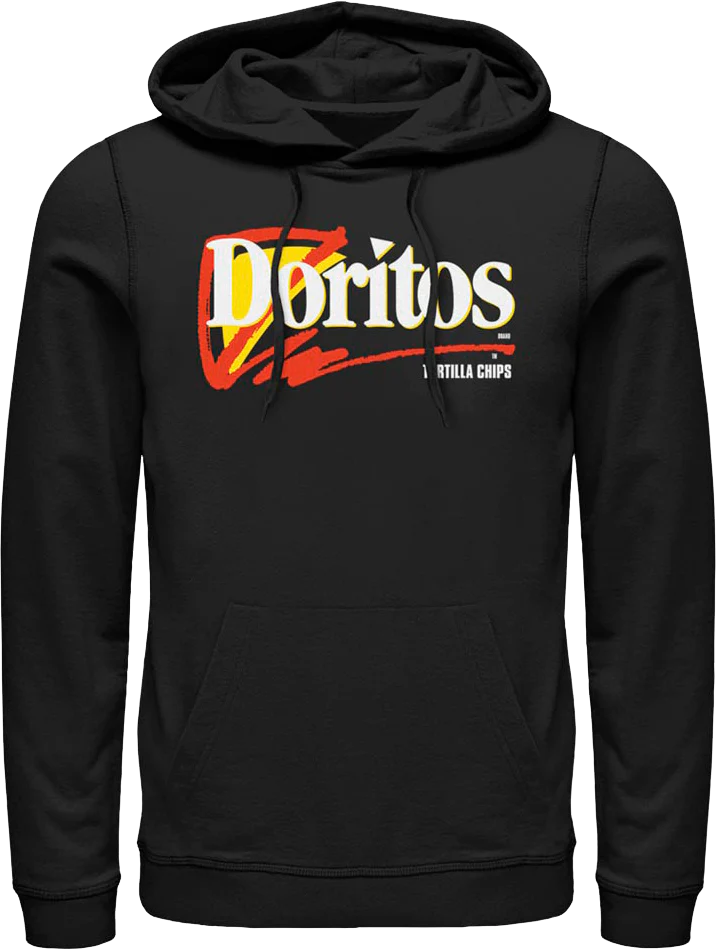 Black 90s Logo Doritos Hoodie