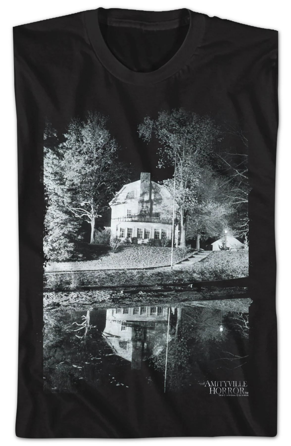 Black and White Amityville Horror T-Shirt - Image 2