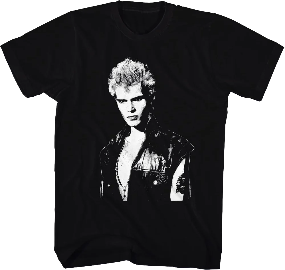Black and White Billy Idol T-Shirt