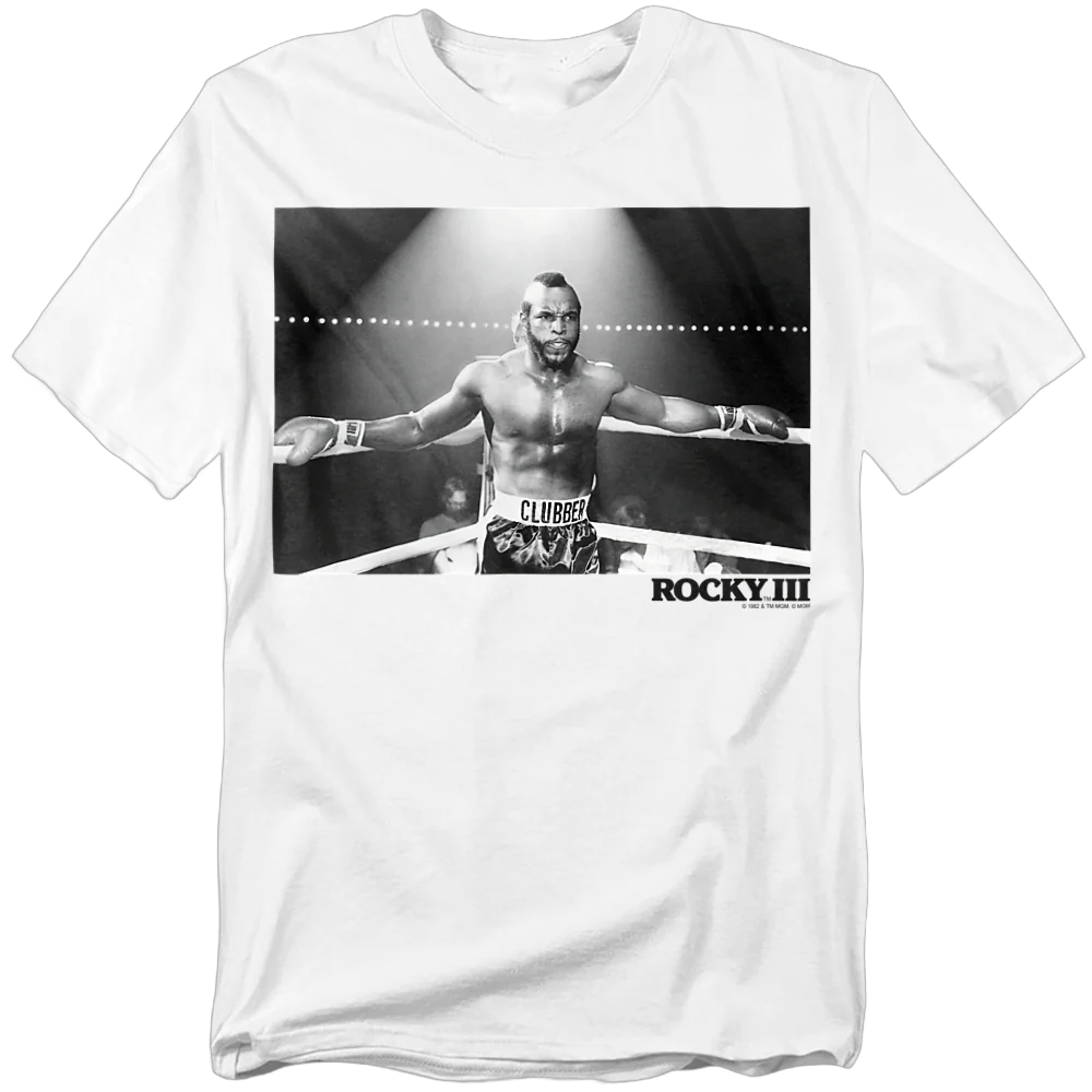 Black and White Clubber Lang Rocky III T-Shirt