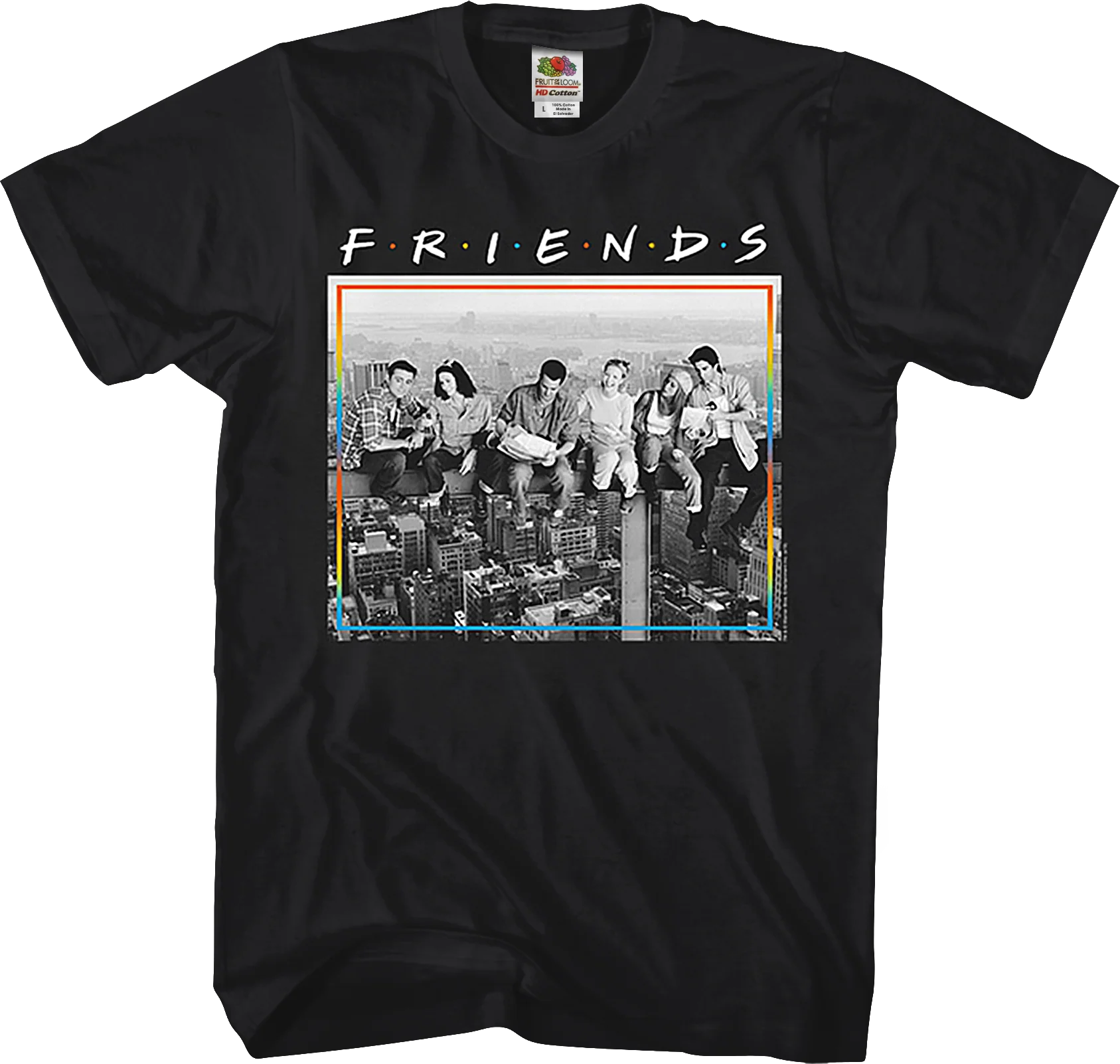 Black and White Friends T-Shirt