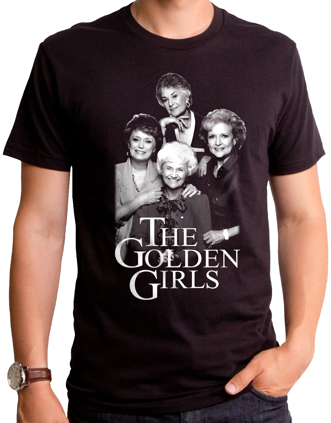 Black and White Golden Girls T-Shirt