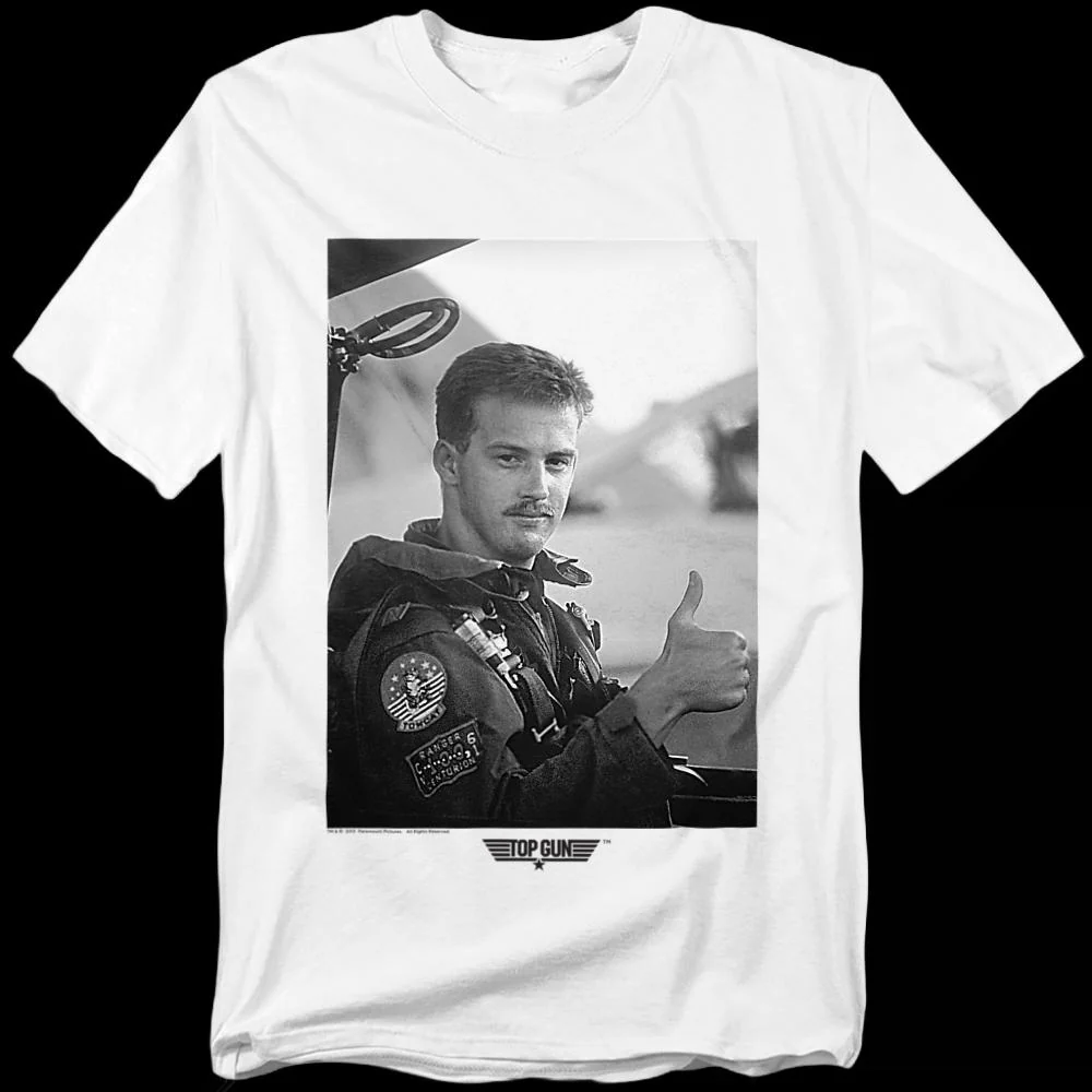 Black and White Goose Top Gun T-Shirt