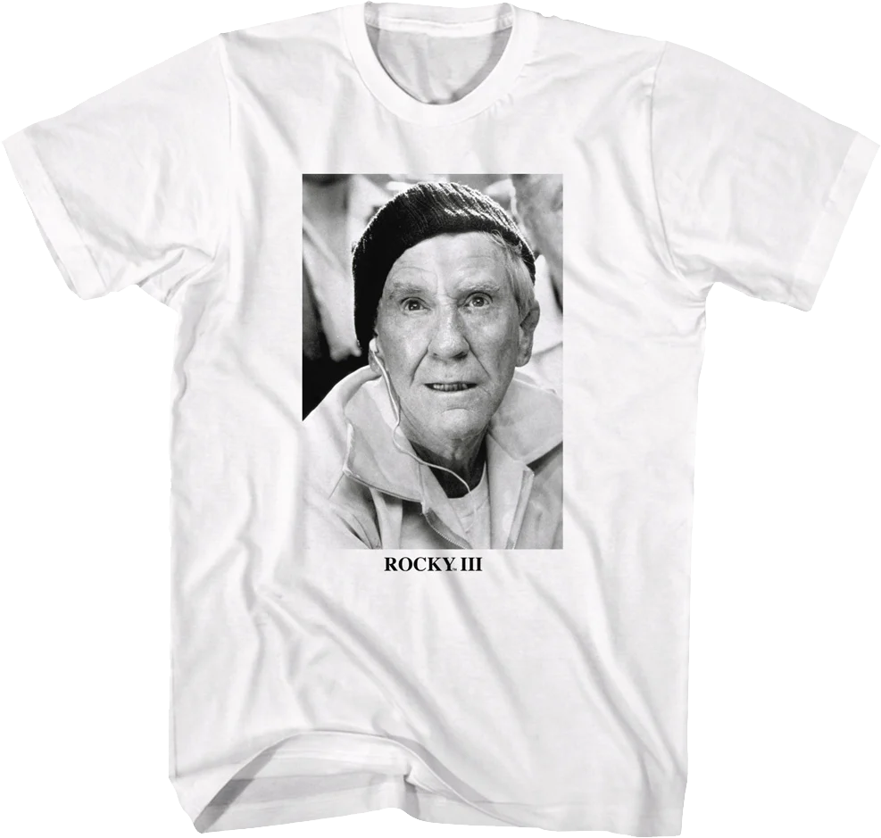 Black And White Mickey Photo Rocky III T-Shirt