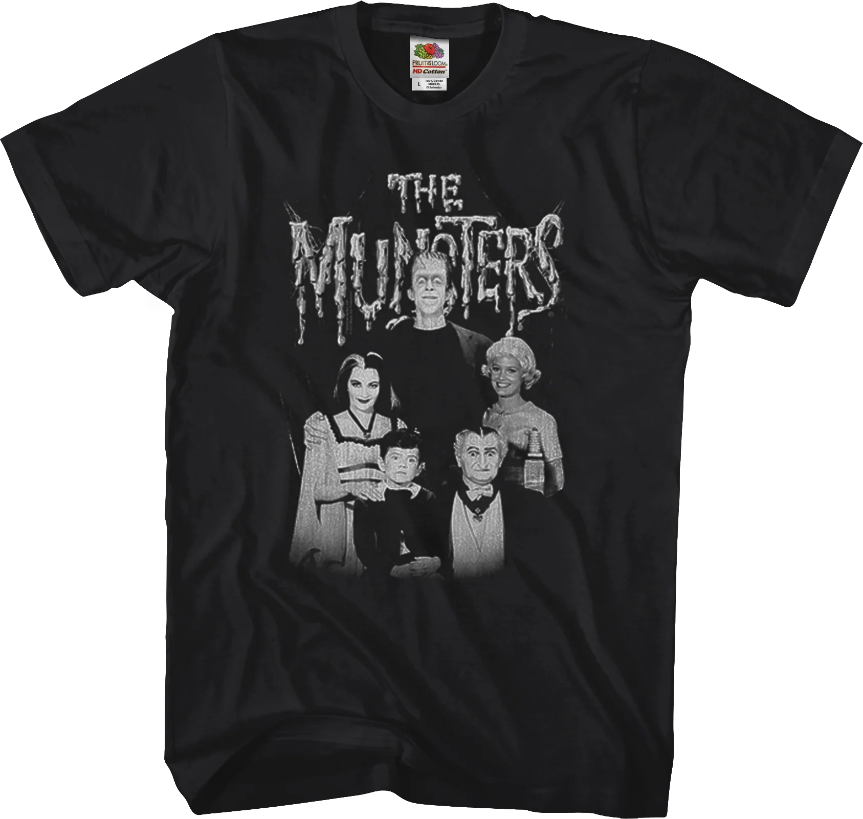 Black and White Munsters T-Shirt
