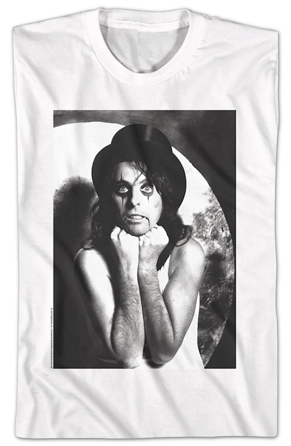 Black And White Photo Alice Cooper T-Shirt - Image 2