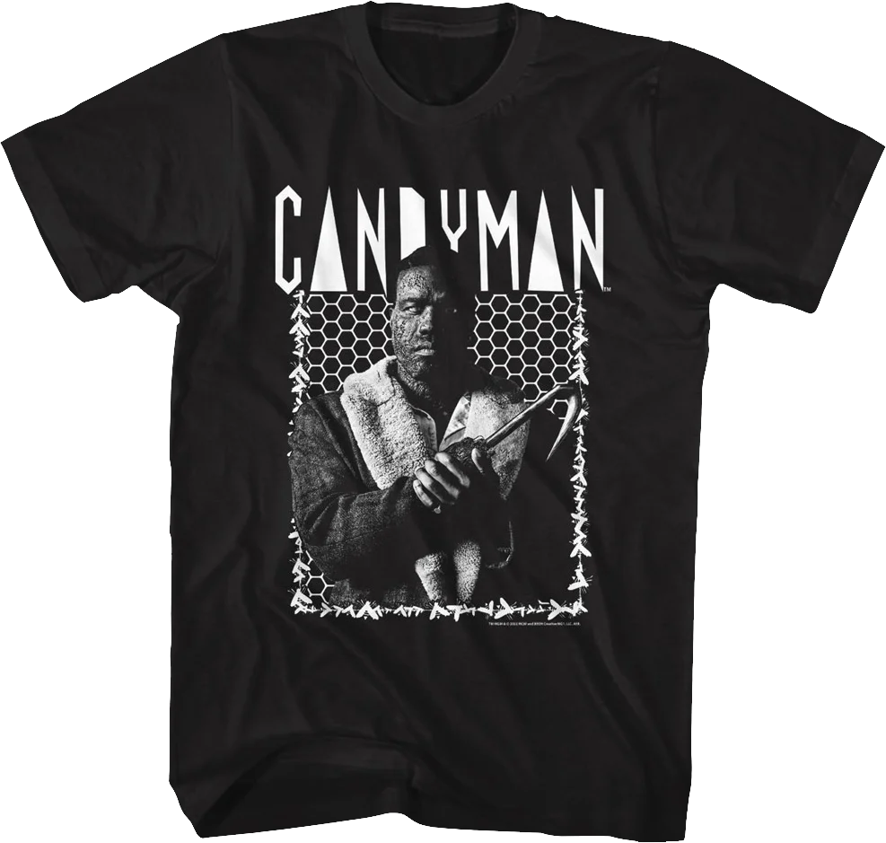 Black And White Poster Candyman T-Shirt