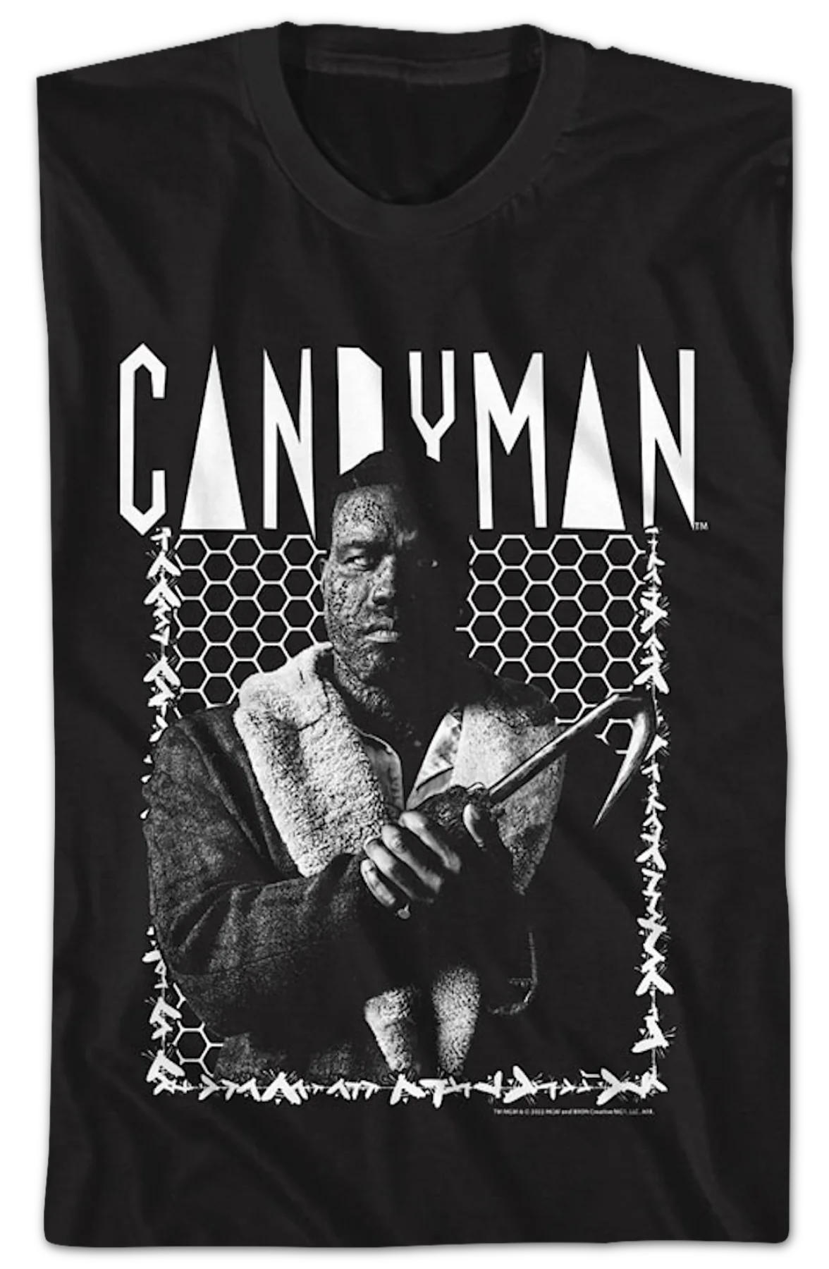 Black And White Poster Candyman T-Shirt - Image 2